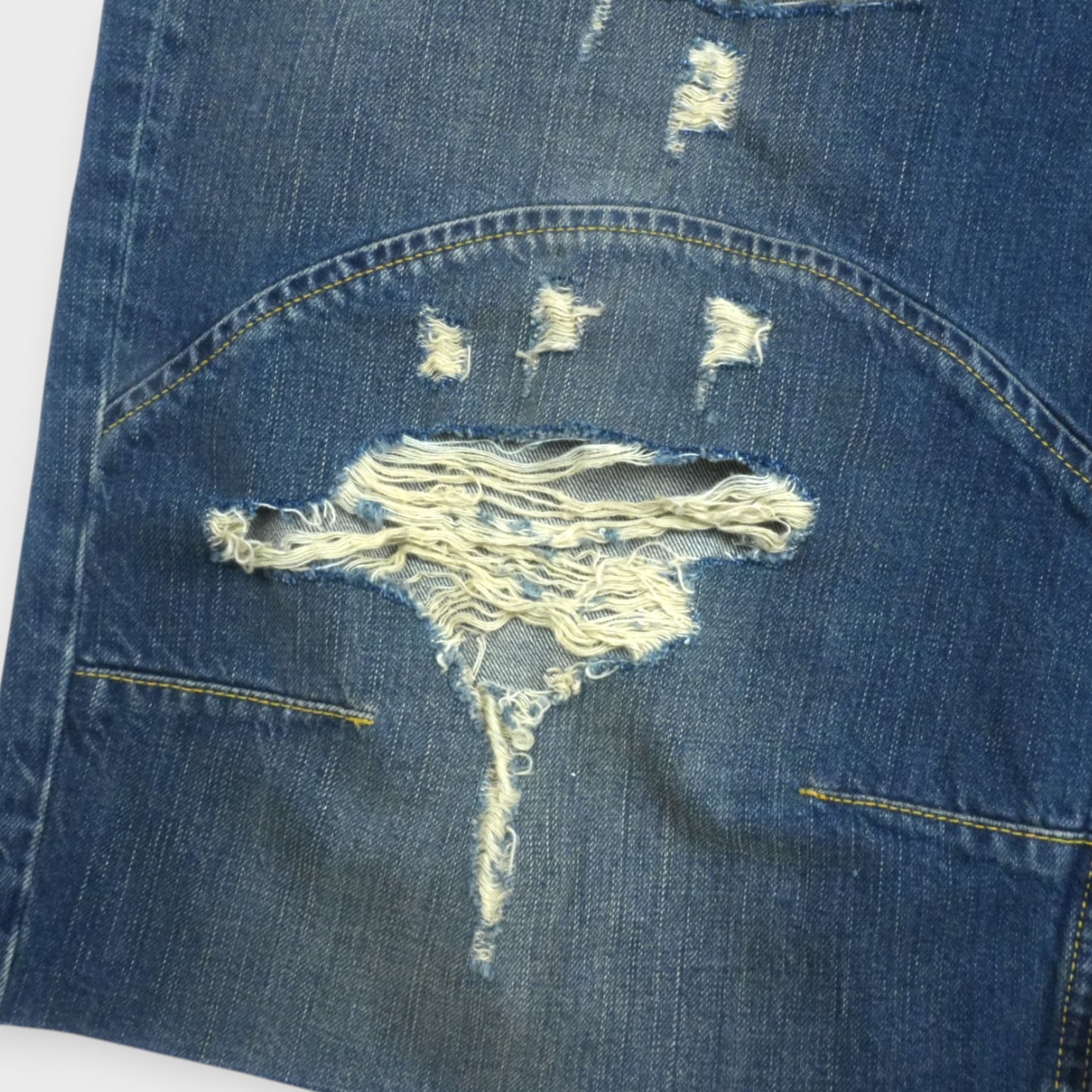 BALENCIAGA Distressed Baggy Shorts