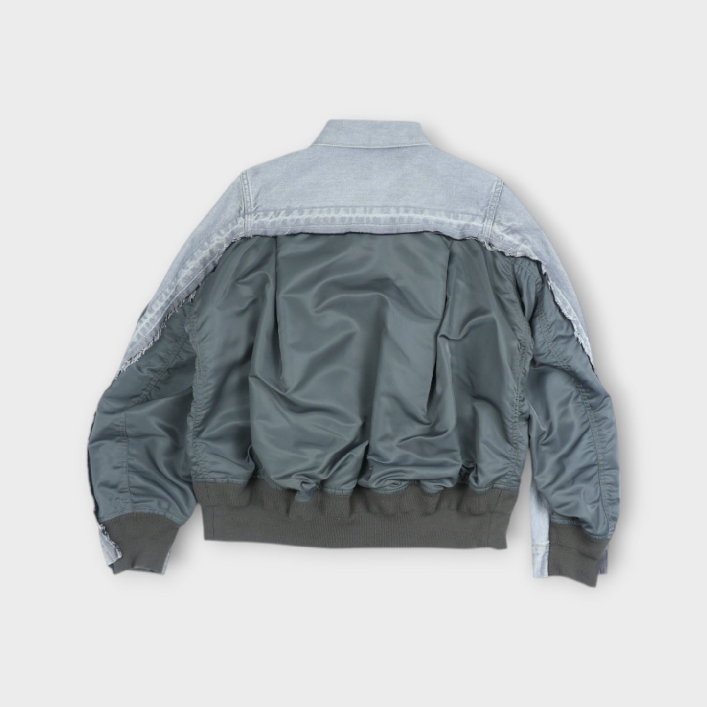 sacai Denim x Nylon Twill Jacket