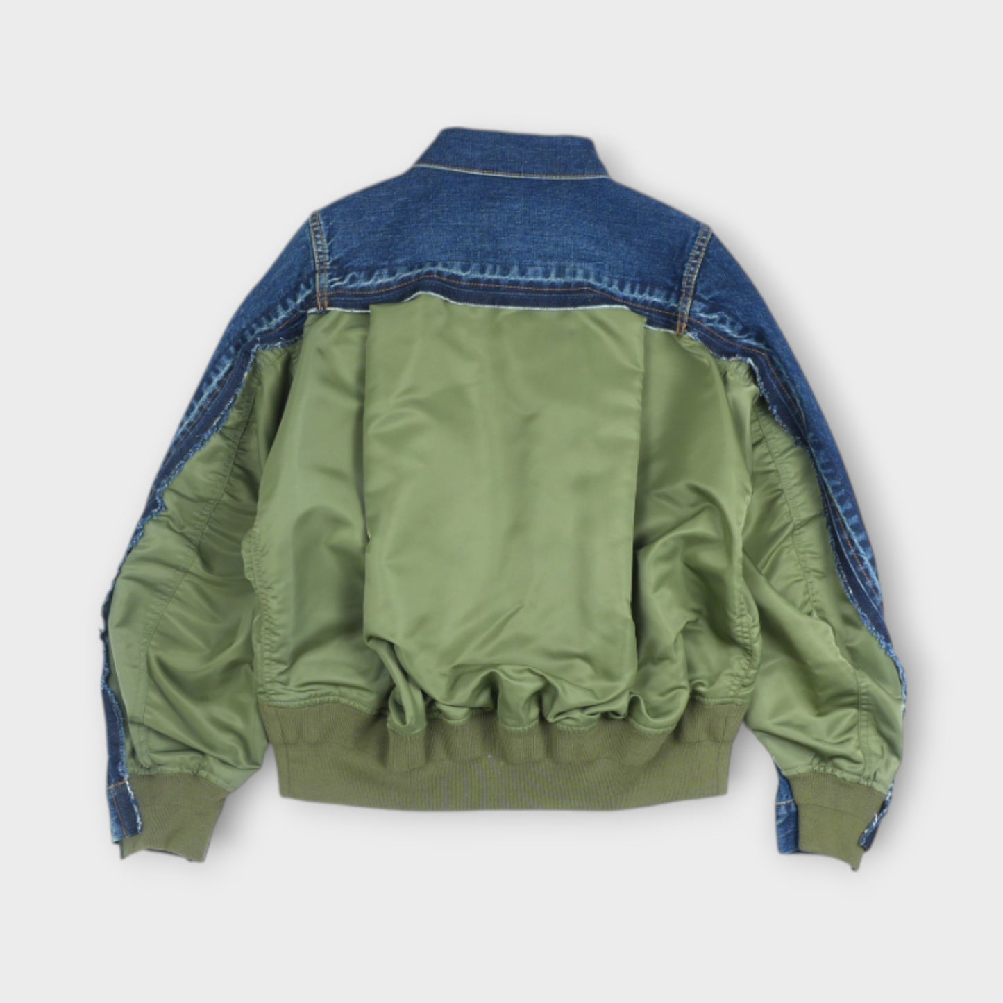 sacai Denim x Nylon Twill Jacket
