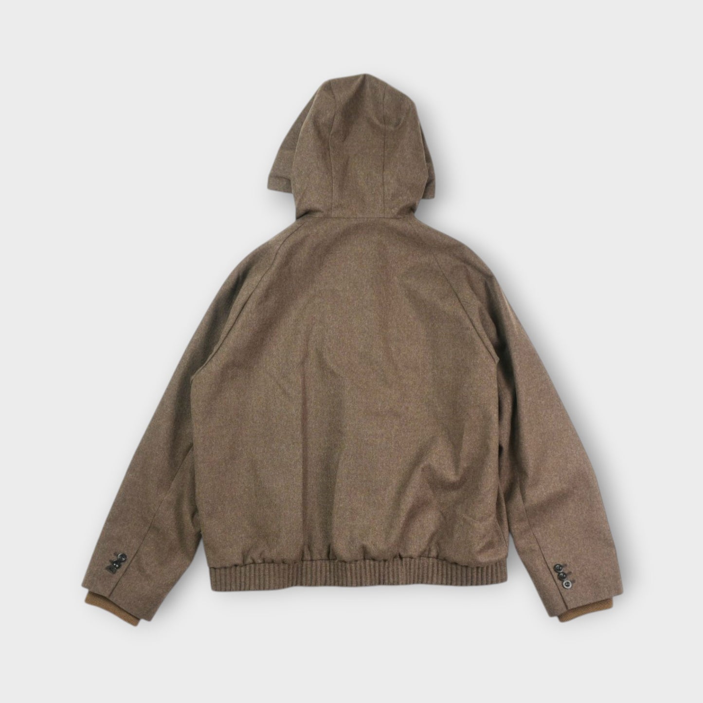 sacai MEN Wool Flannel Hoodie