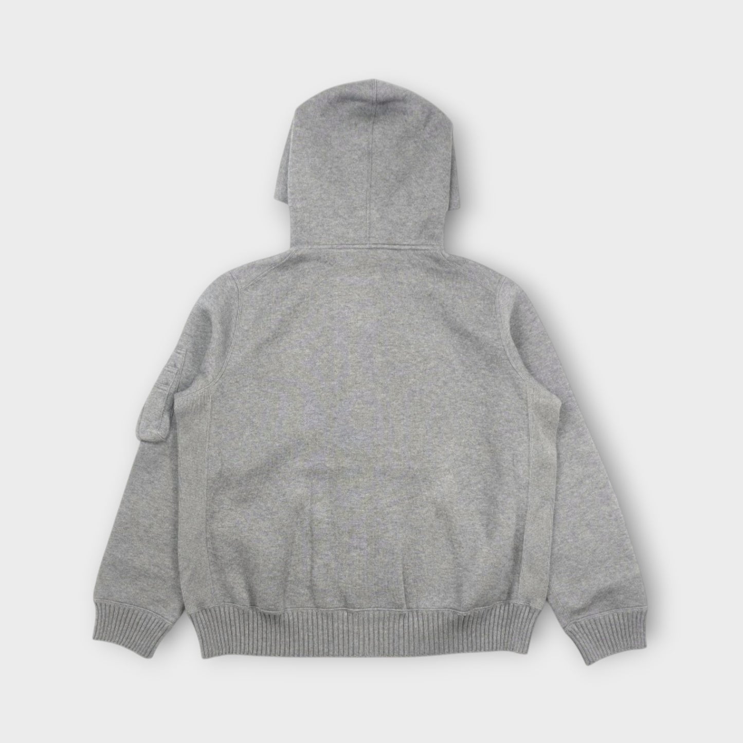 sacai MEN Cotton Cashmere Knit Hoodie