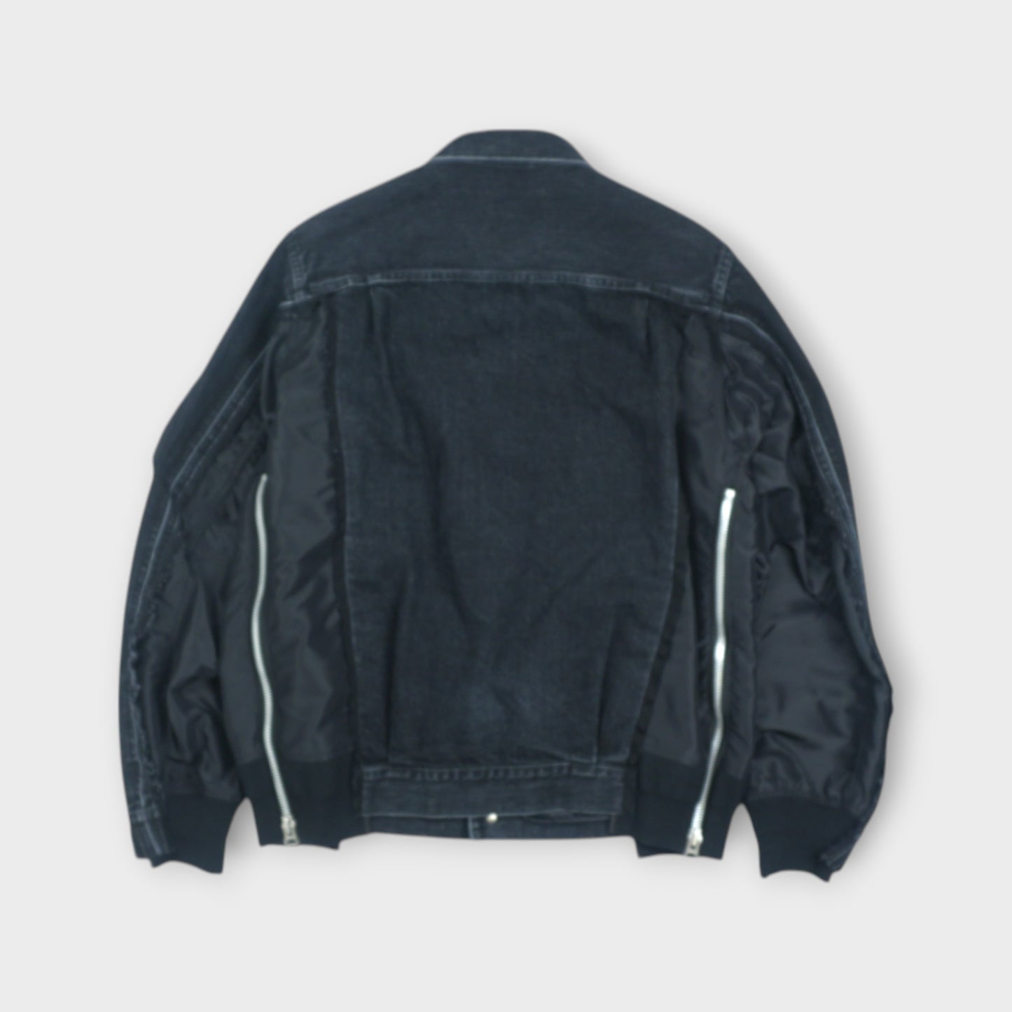 sacai Denim x Nylon Twill Jacket