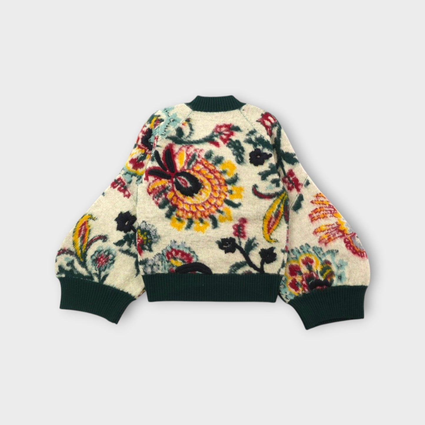 sacai WOMEN Floral Jacquard Knit Pullover