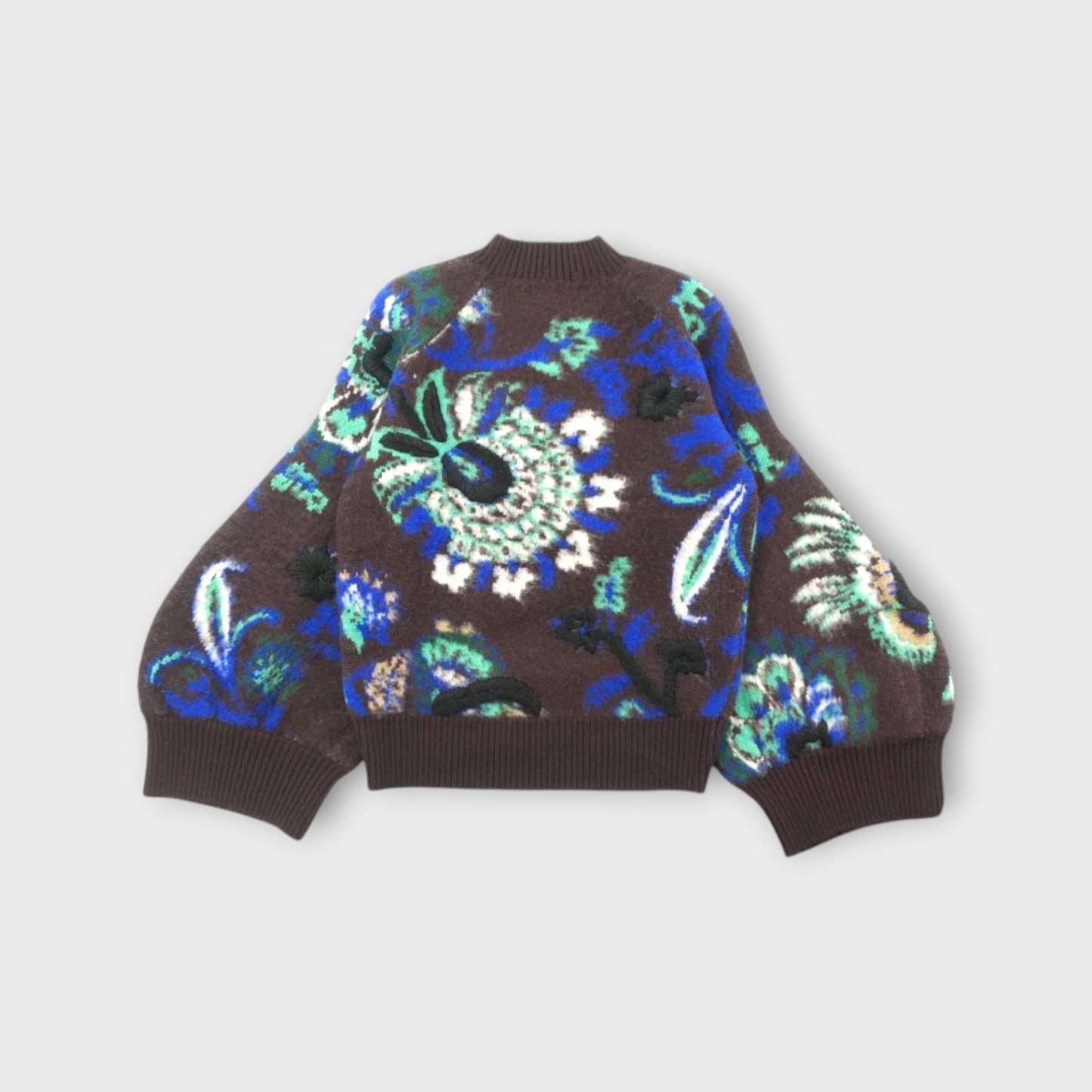 sacai WOMEN Floral Jacquard Knit Pullover