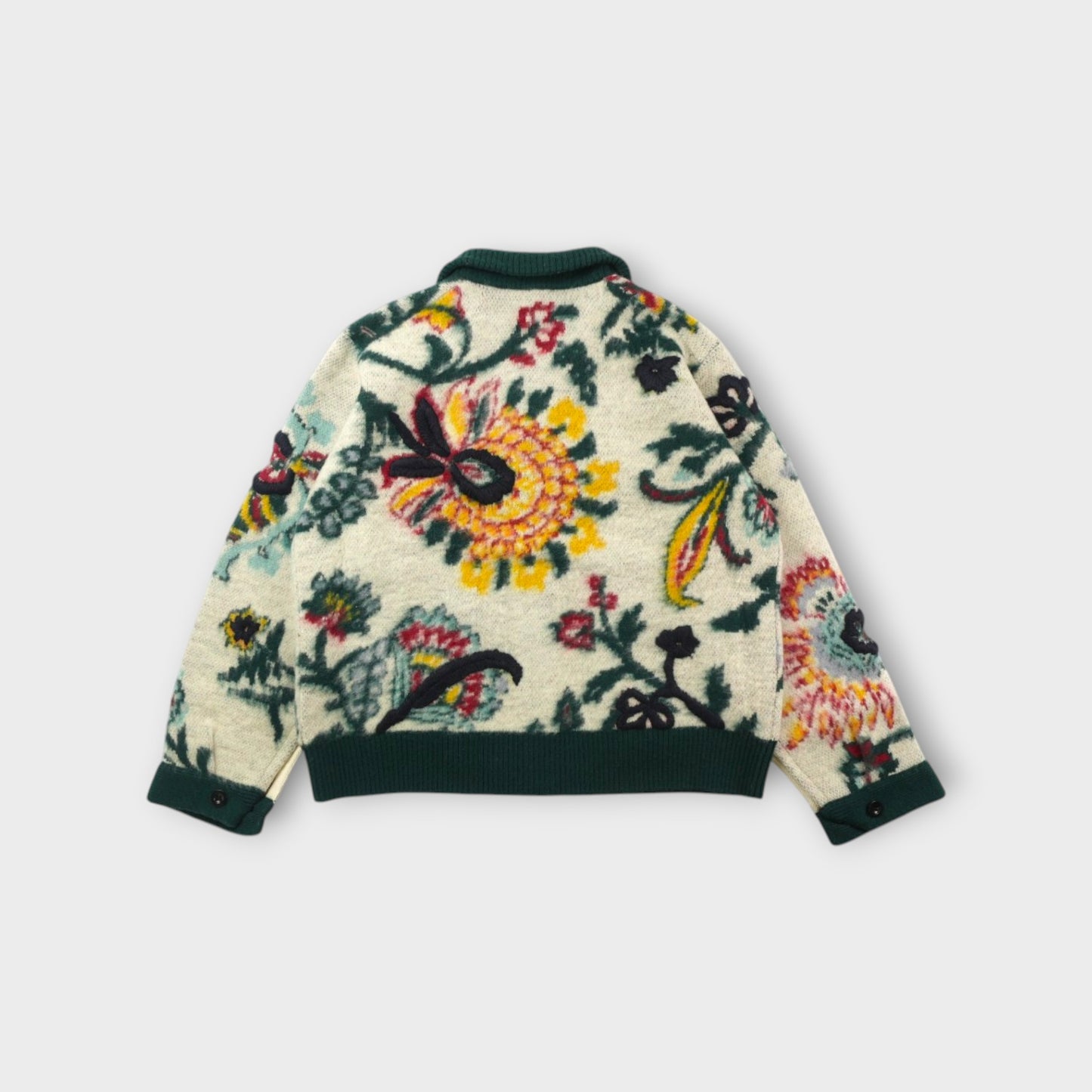 sacai MEN Floral Jacquard Knit Blouson