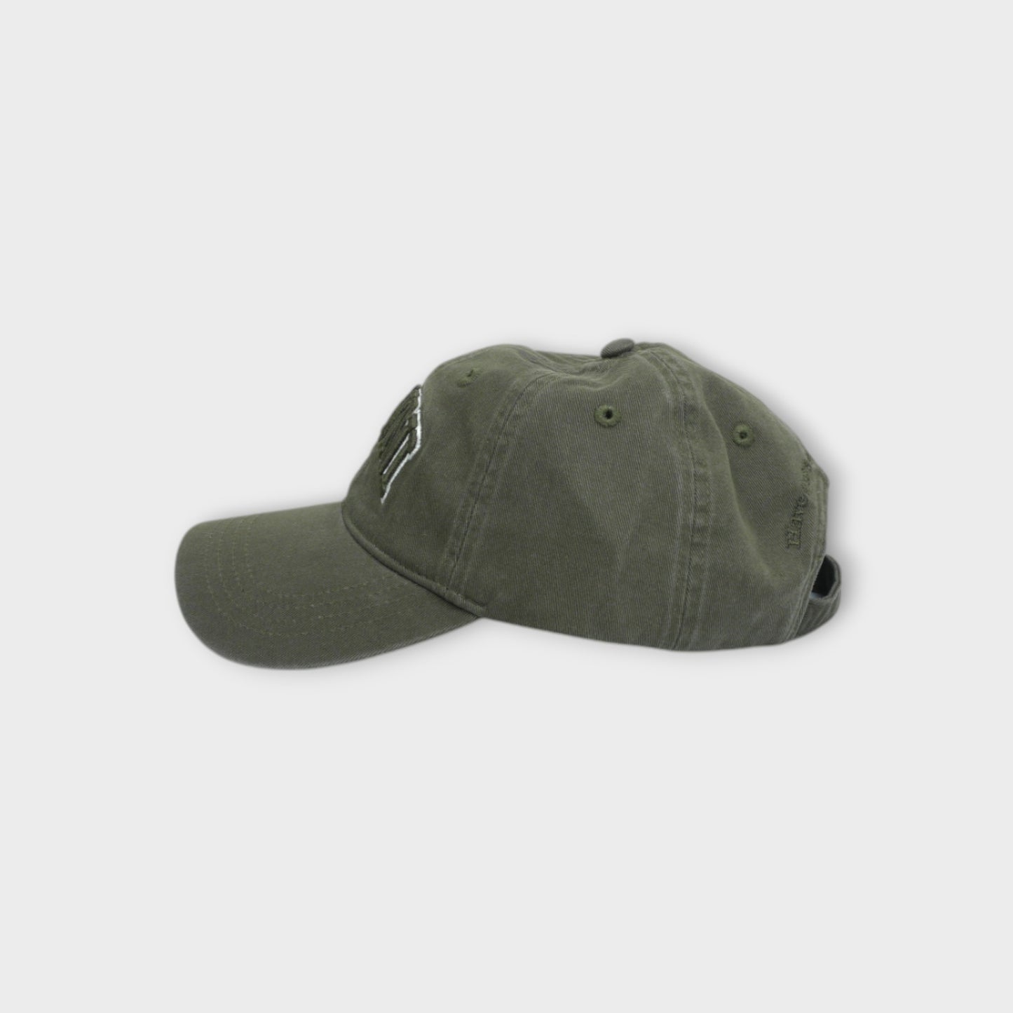 GANNI Washed Cotton Canvas Cap Emb