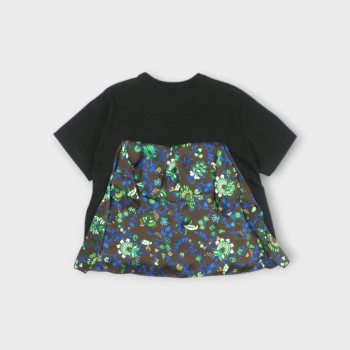 sacai WOMEN Floral Print x Cotton Jersey T-Shirt