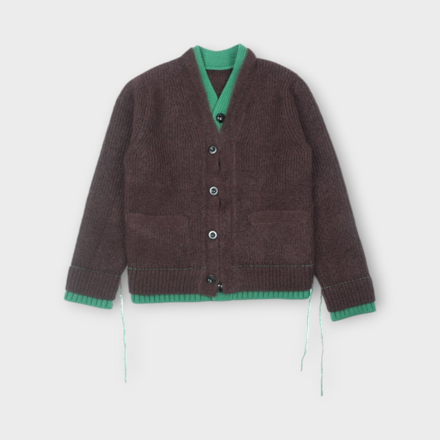 sacai Wool Knit Cardigan