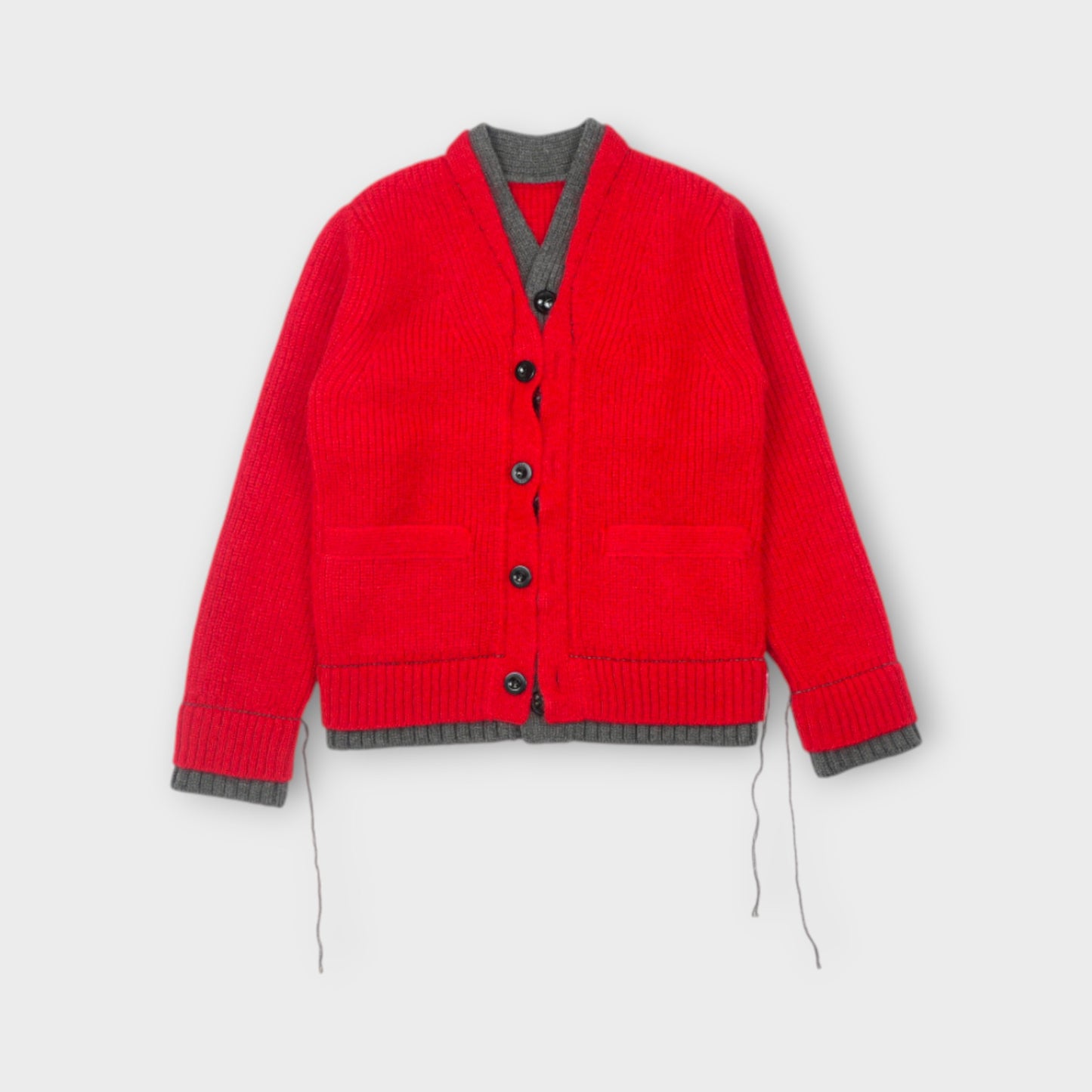 sacai Wool Knit Cardigan