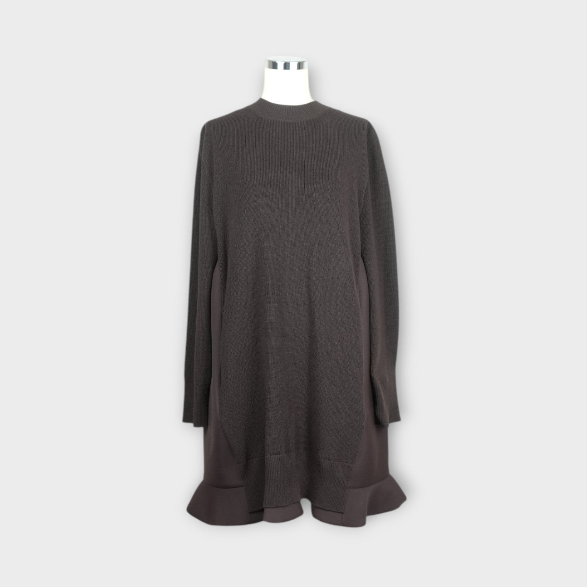 ワンピース SACAI SUITING MIX KNIT DRESS sacai Suiting Mix Knit Dress – mou by ACROPOLIS