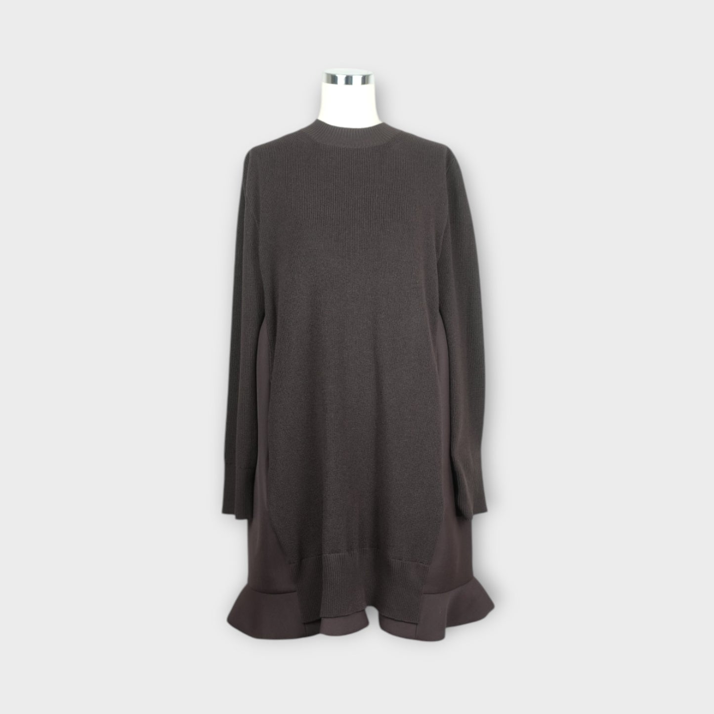 sacai Suiting Mix Knit Dress