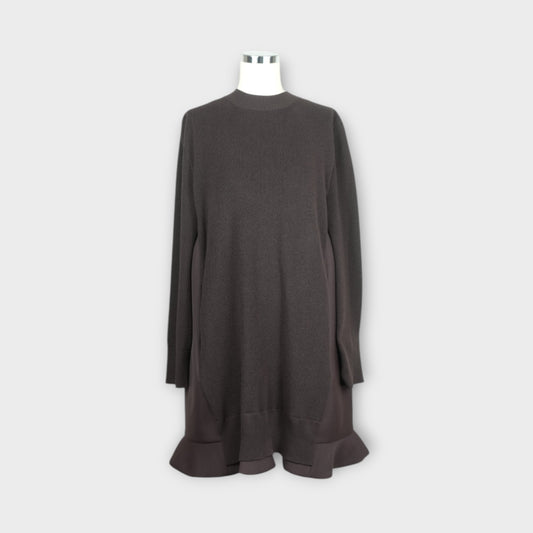 sacai Suiting Mix Knit Dress