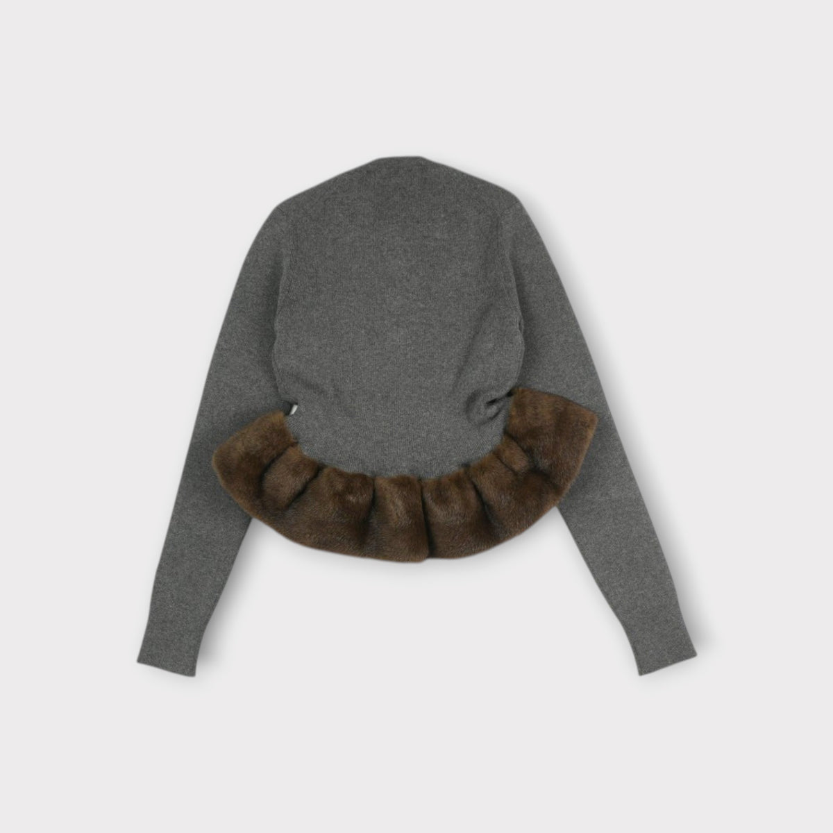 STELLA McCARTNEY CRUELTY FREE TRIM WOOL CREW NECK JUMPER