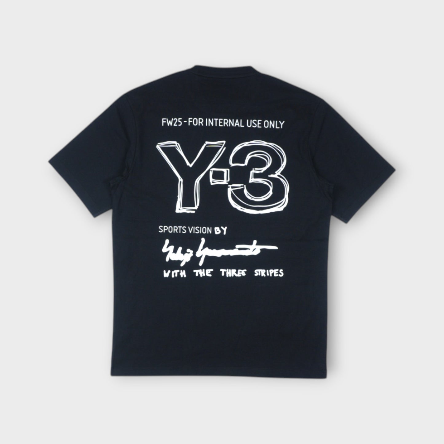 Y-3 SHORT SLEEVE TEE