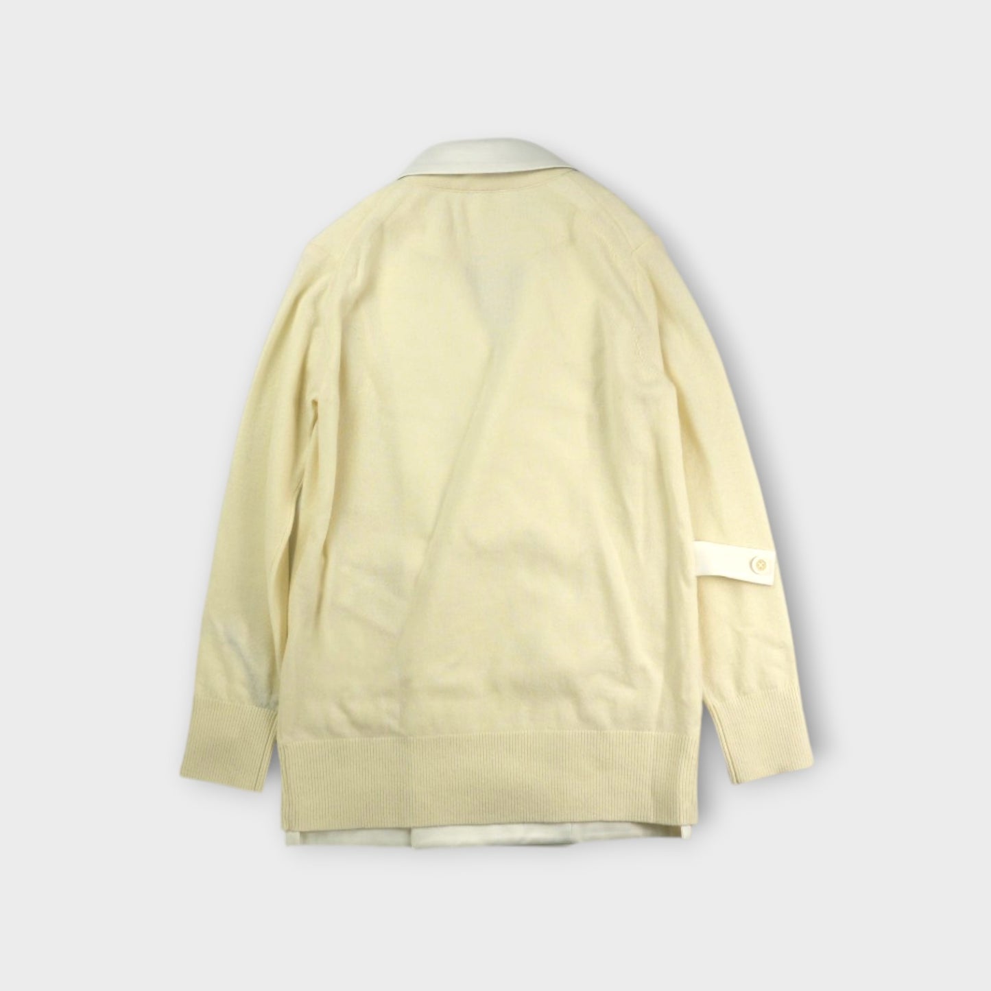 sacai WOMEN Suiting x Wool Knit Cardigan