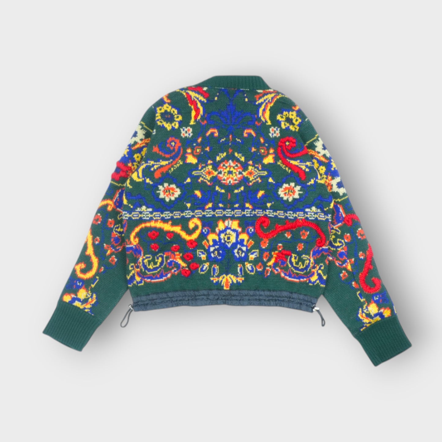 sacai Floral Jacquard Knit Pullover