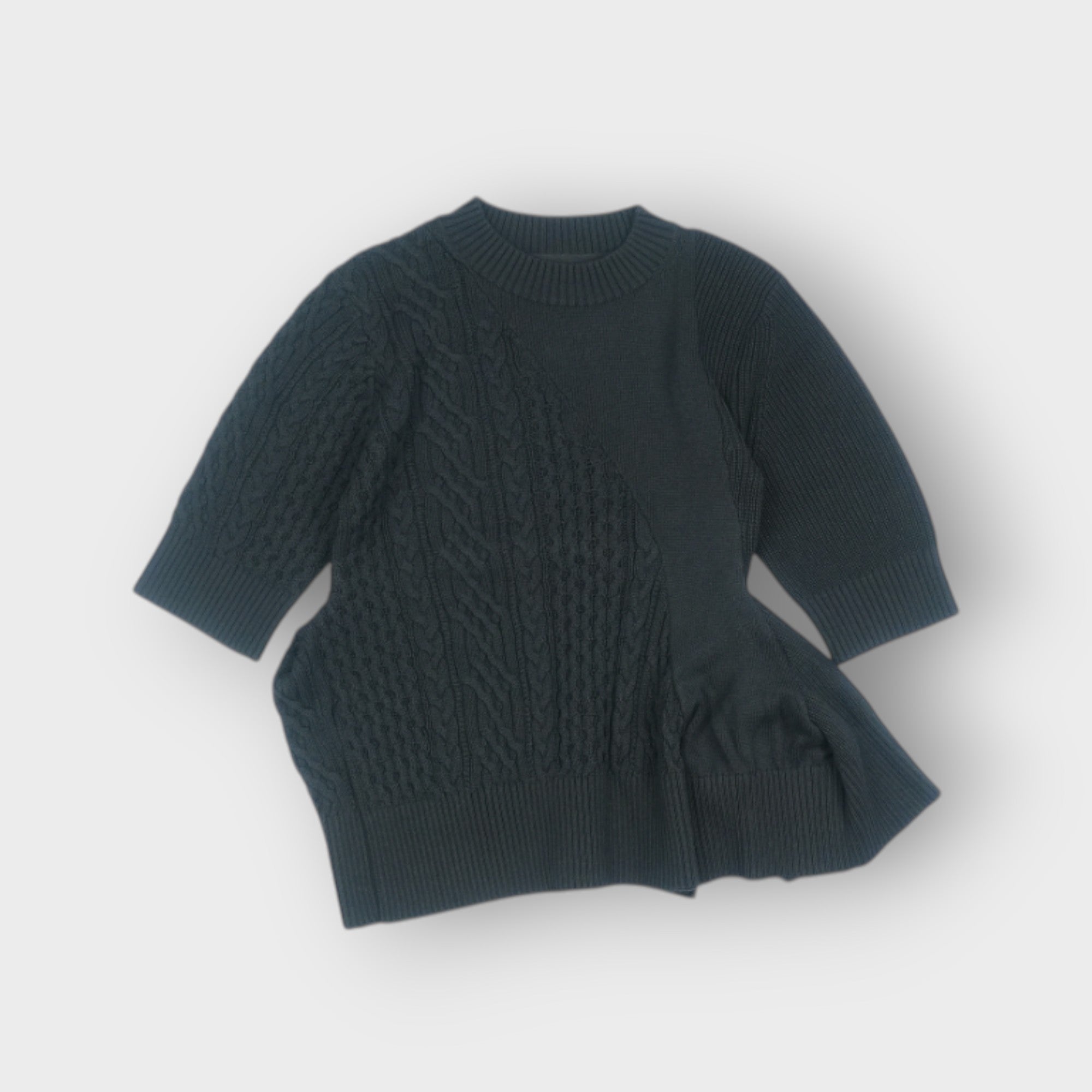 sacai カットアウトアシンメトリーニットベスト Knit Pullover sacai Knit Pullover – mou by ACROPOLIS