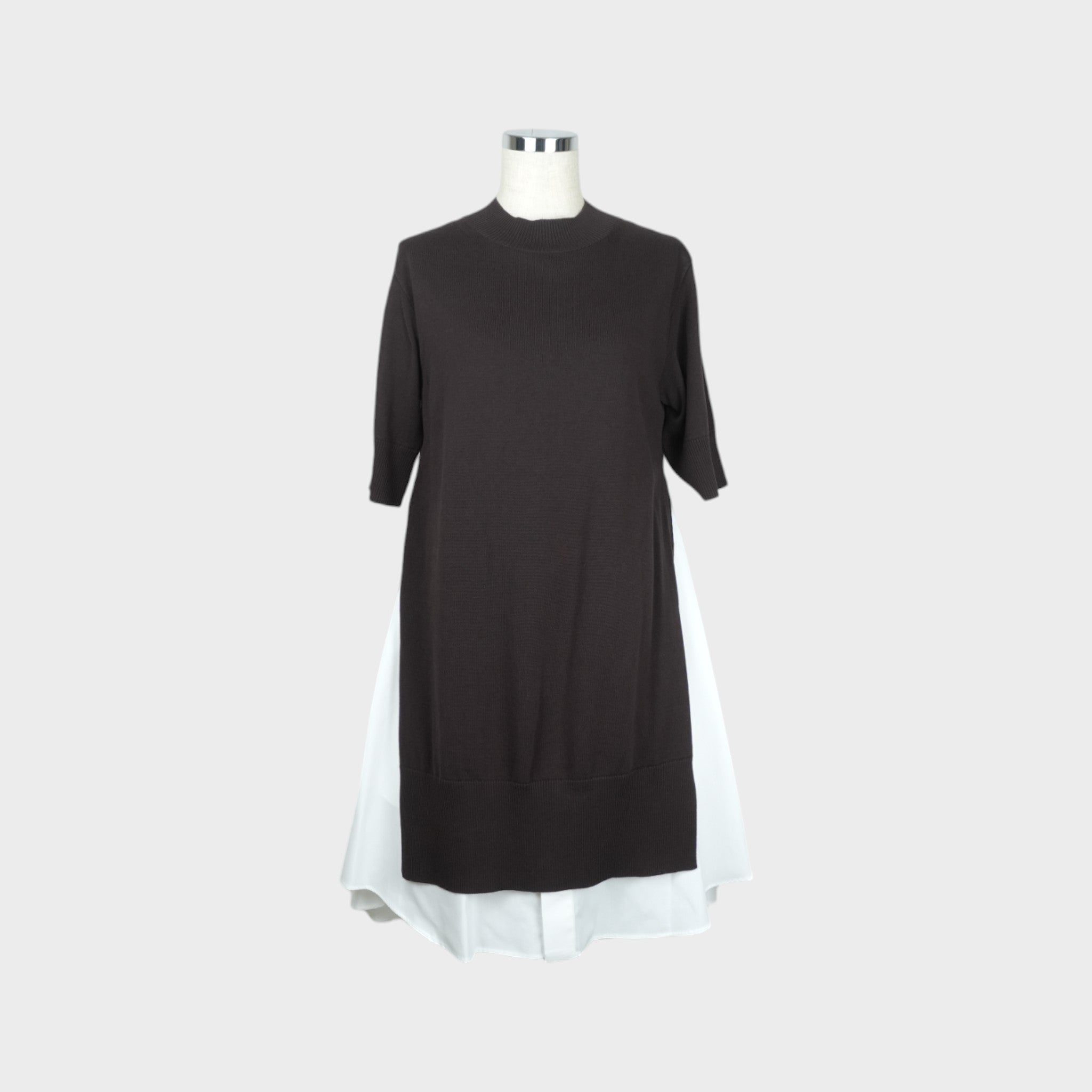 sacai Poplin x Knit Dress – mou by ACROPOLIS