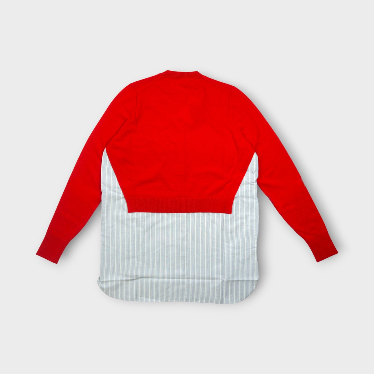 STELLA McCARTNEY KNIT AND FABRIC CARDIGAN