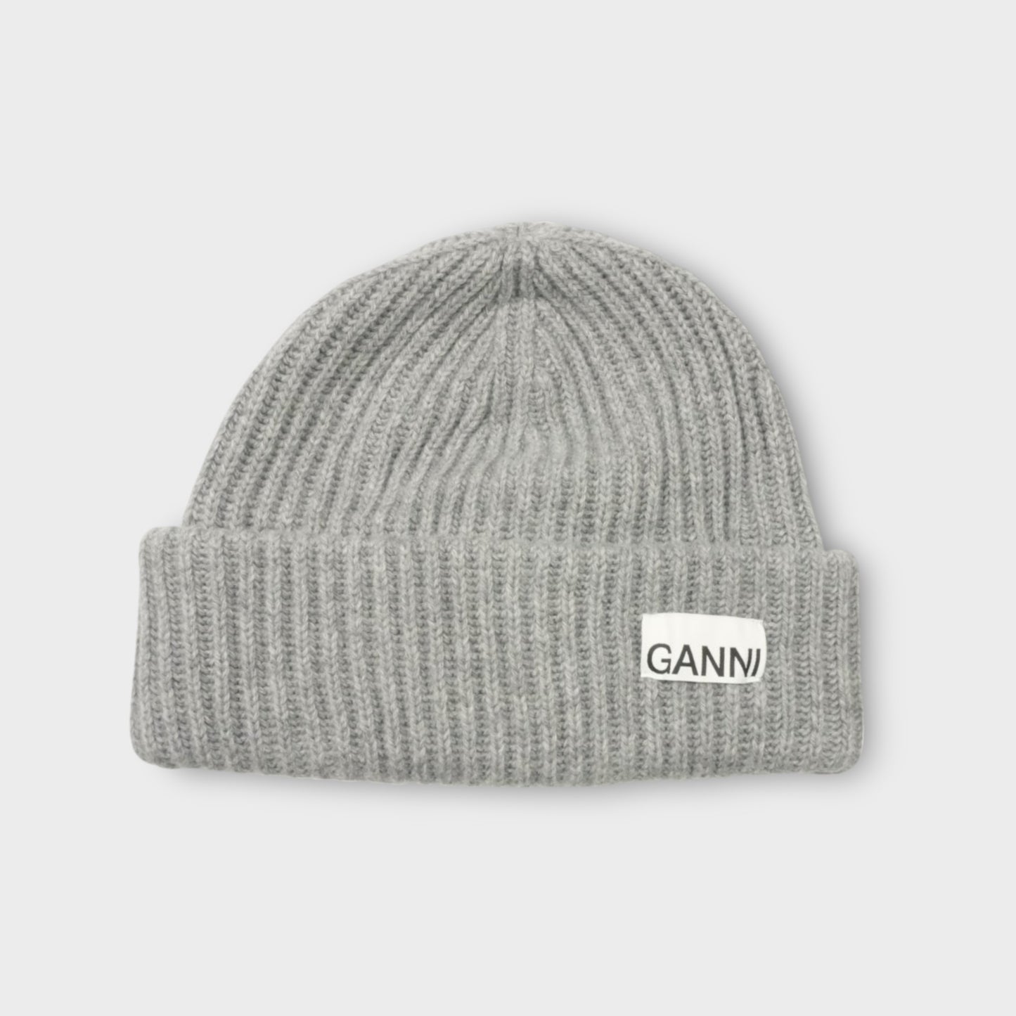 GANNI Structured Rib Beanie