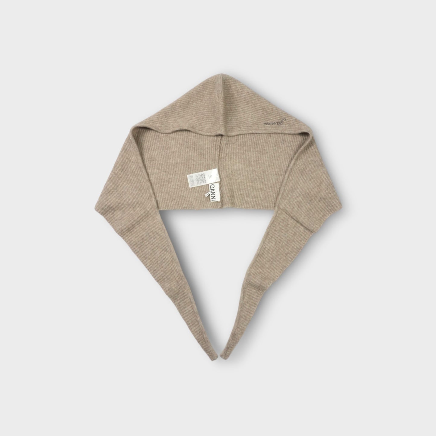 GANNI Soft Wool Balaclava