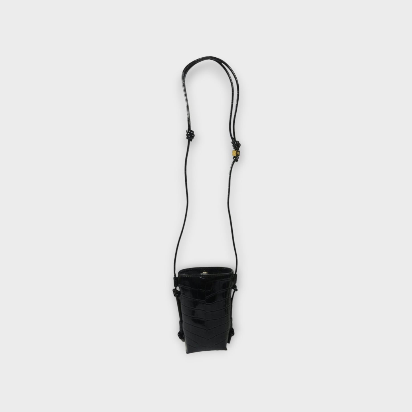 GANNI Ganni Bou Crossbody Patent Croco