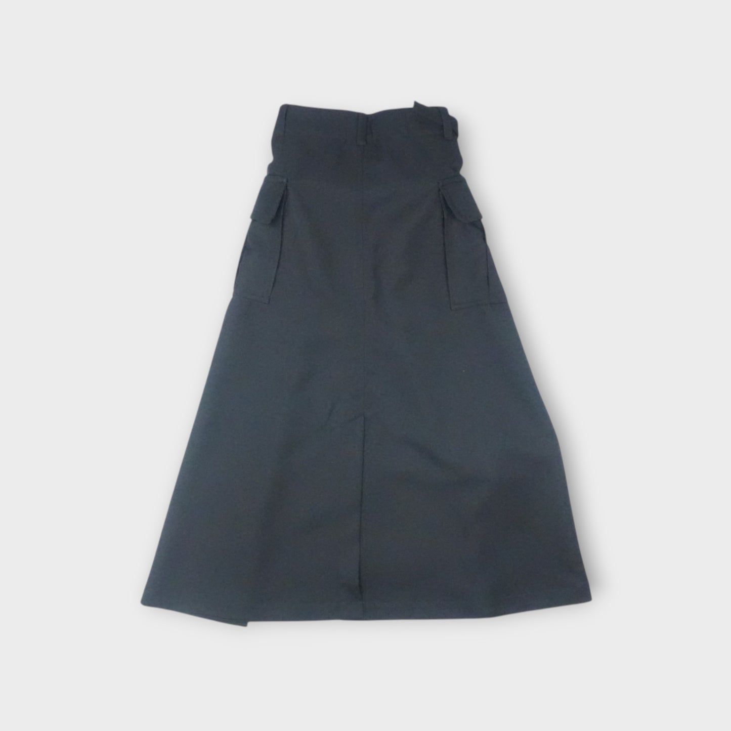 ANREALAGE WRAP POLYESTER MILITARY SKIRT