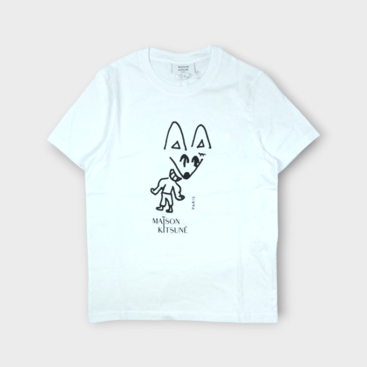 MAISON KITSUNÉ PARTY FOX REGULAR TEE-SHIRT