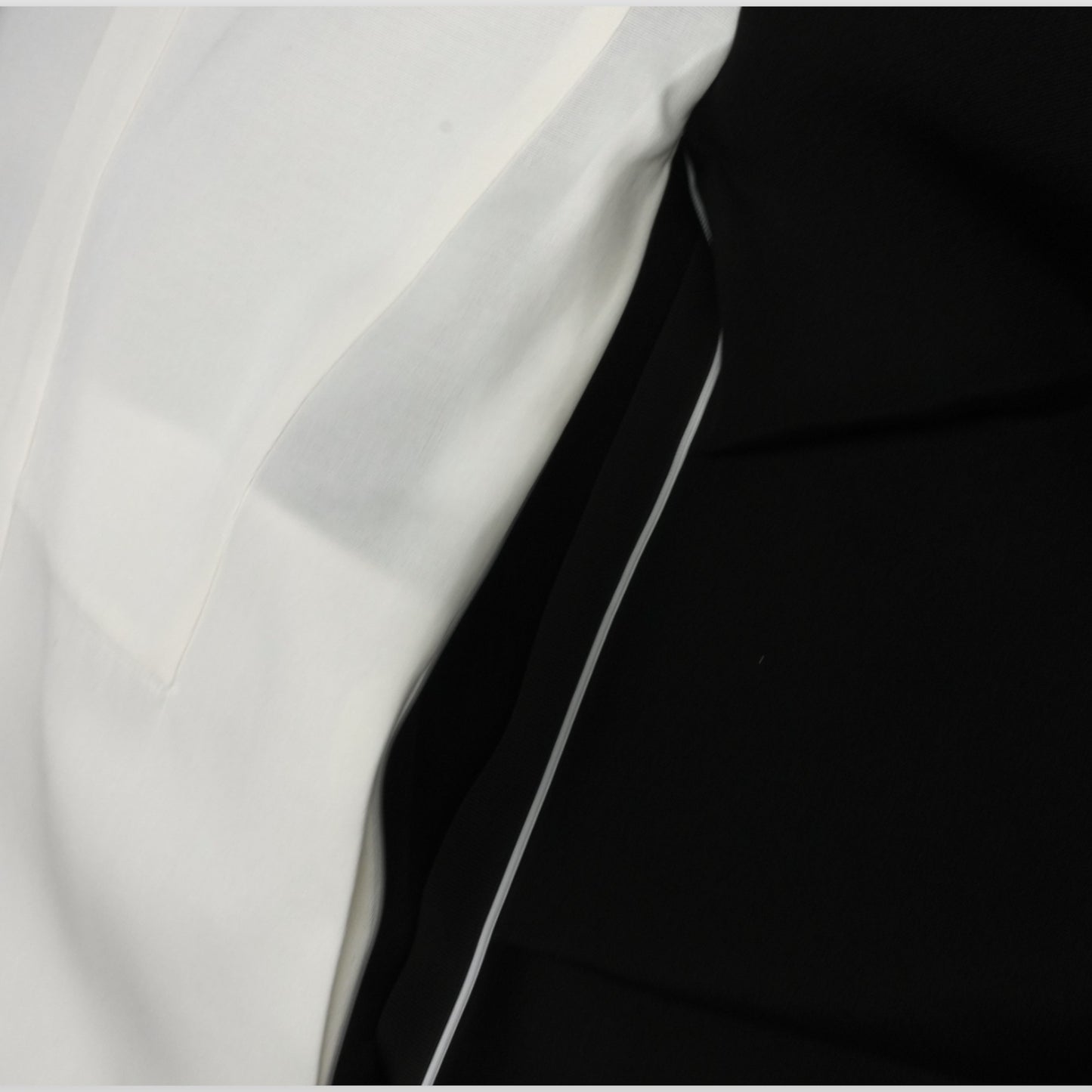 sacai Double-Faced Silk Cotton Cape