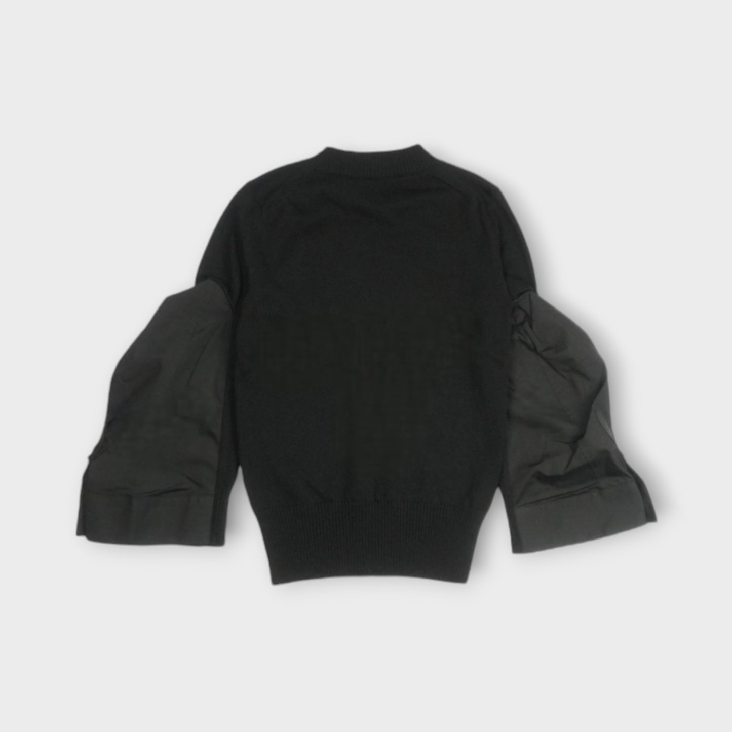 sacai Cotton Poplin x Knit Pullover