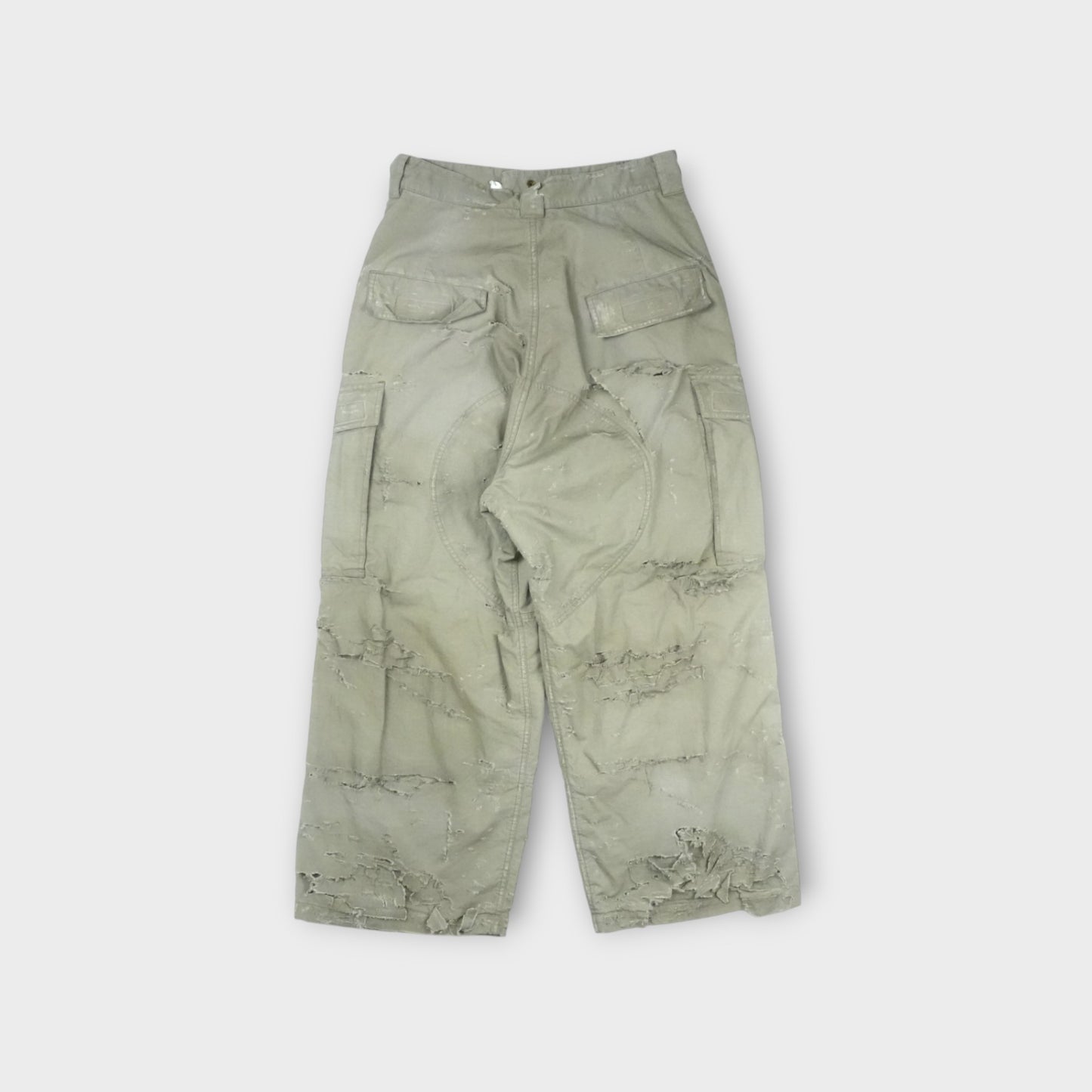BALENCIAGA Distressed Large Cargo Pants