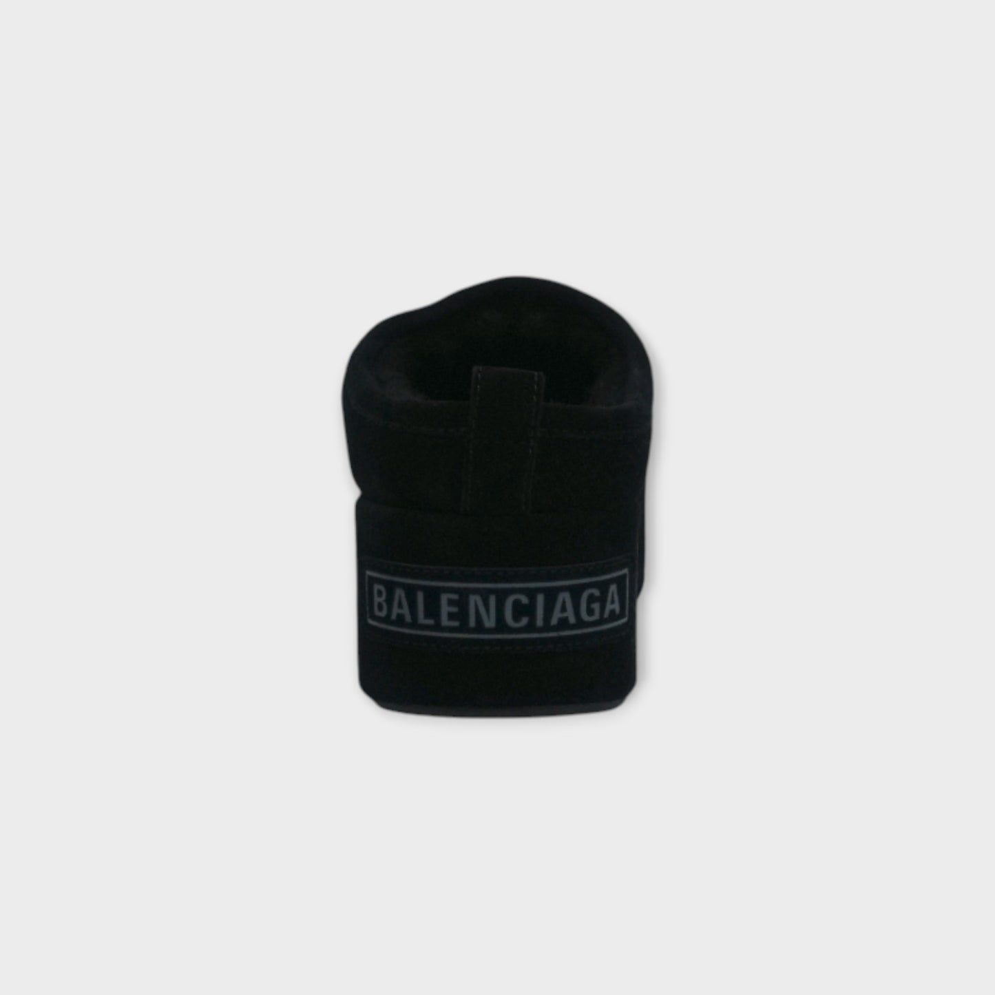 BALENCIAGA ALASKA PLATFORM SUEDE/SHEAR