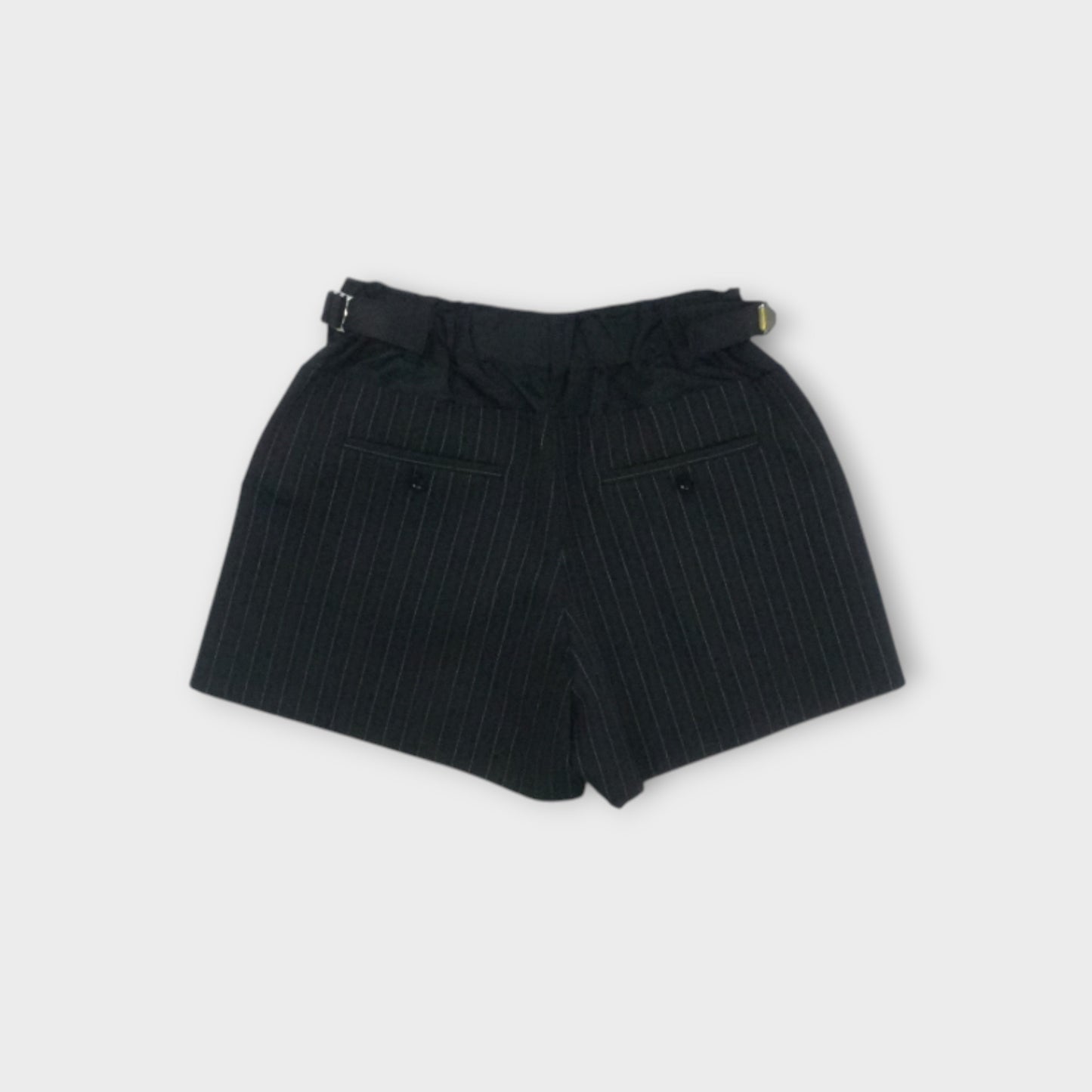 sacai Stripe Doeskin Shorts