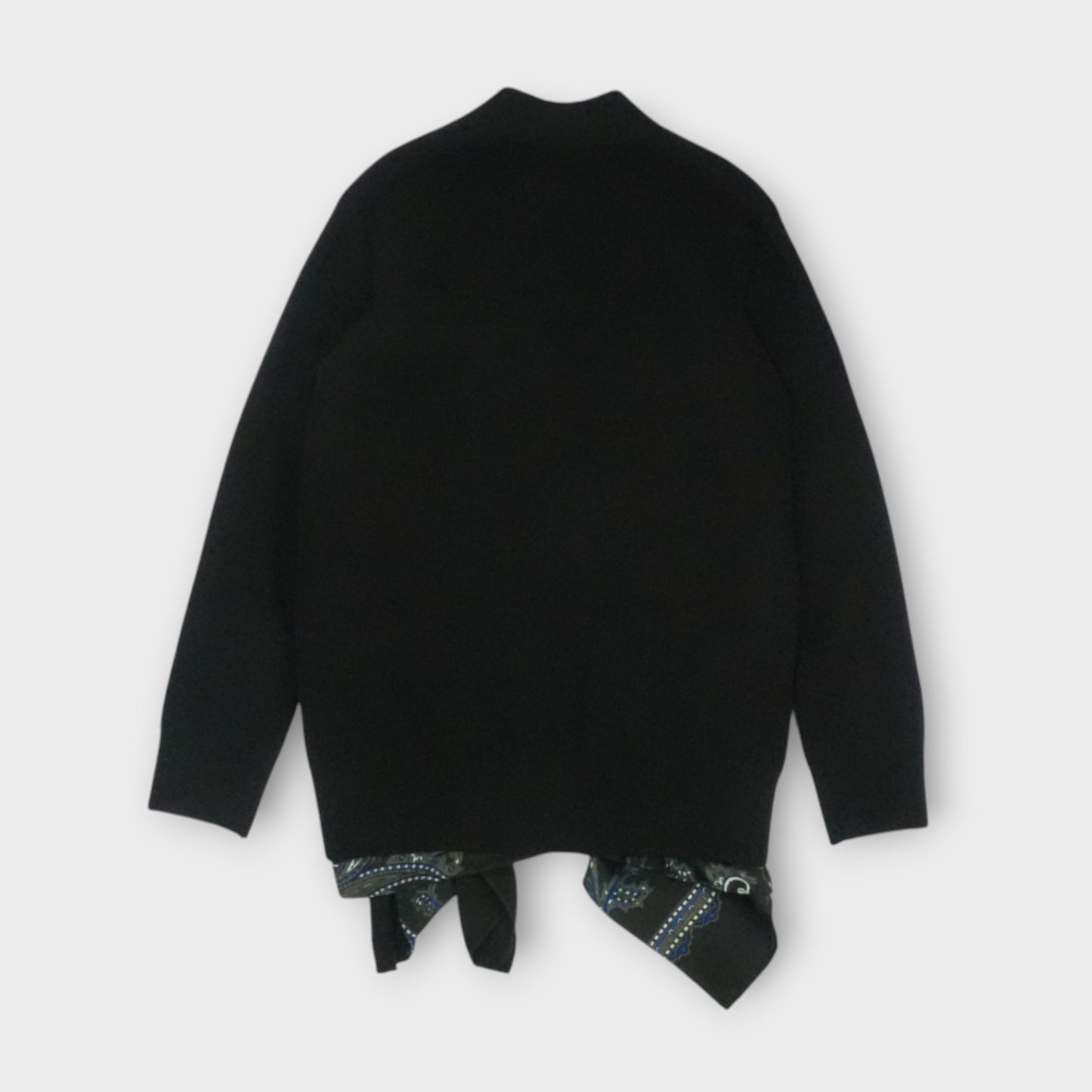 sacai Paisley Print x Wool Knit Cardigan