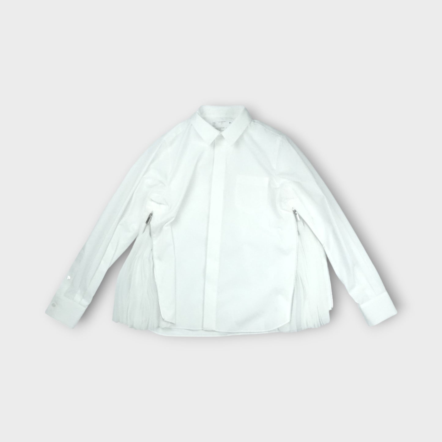 sacai Poplin x Chiffon Shirt