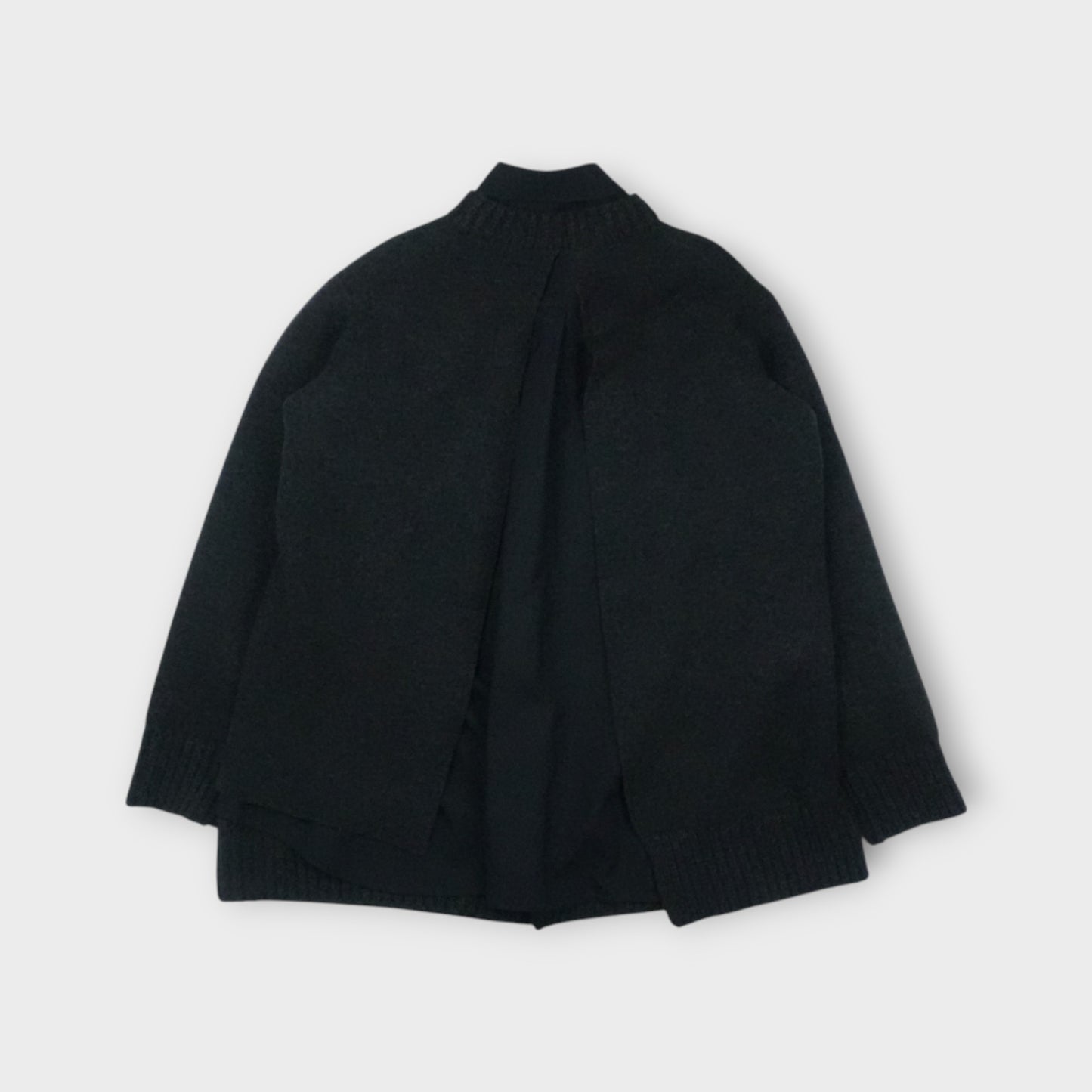 sacai Suiting x Wool Knit Dress