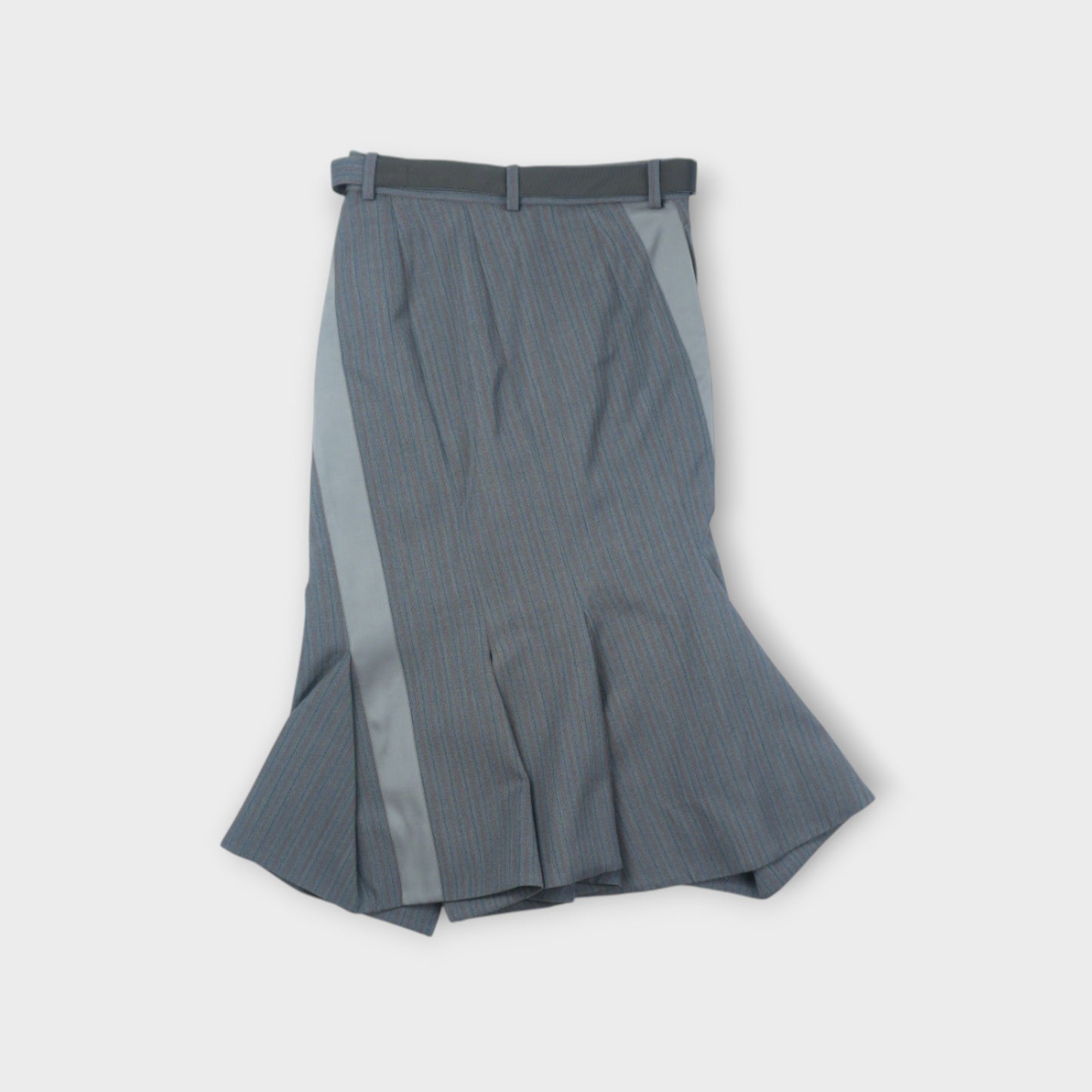 sacai Stripe Doeskin Skirt