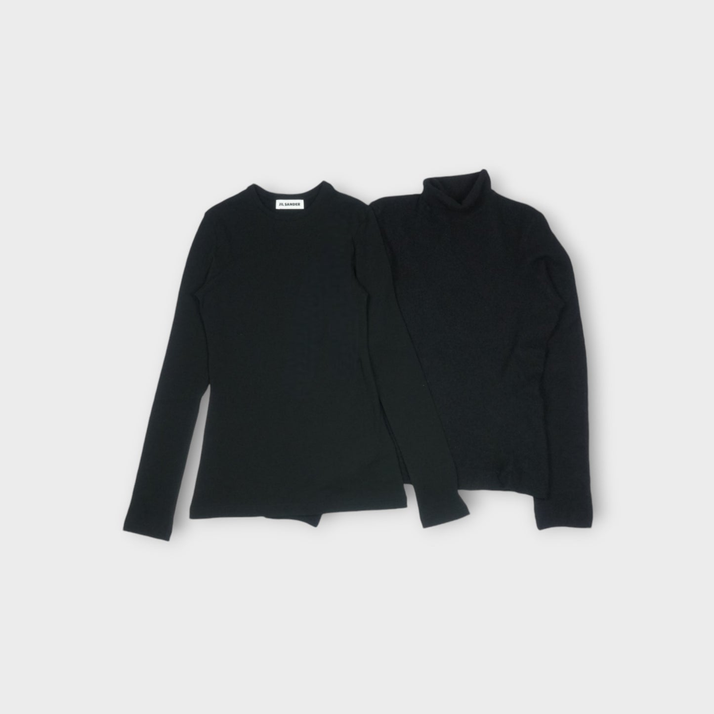 JIL SANDER HN LS TOP W/ JERSEY LINING