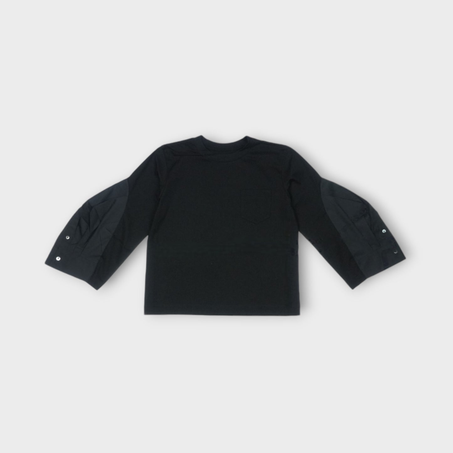 sacai Cotton Poplin x Cotton Jersey T-Shirt