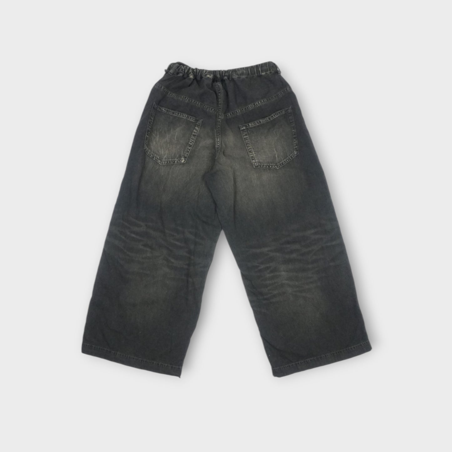 MIHARA YASUHIRO DENIM GATHER PANTS