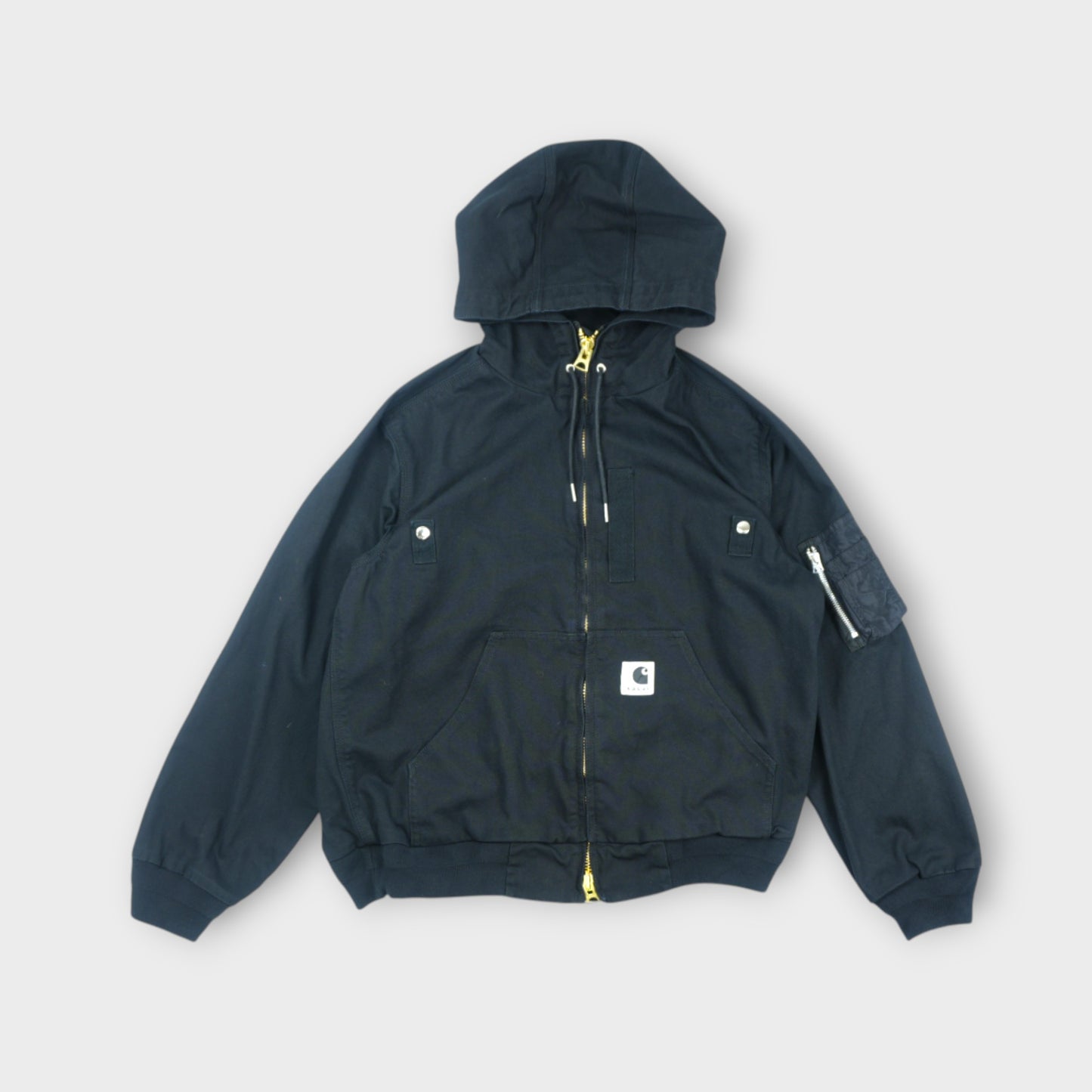 sacai Carhartt WIP Washed Duck Hooded Blouson
