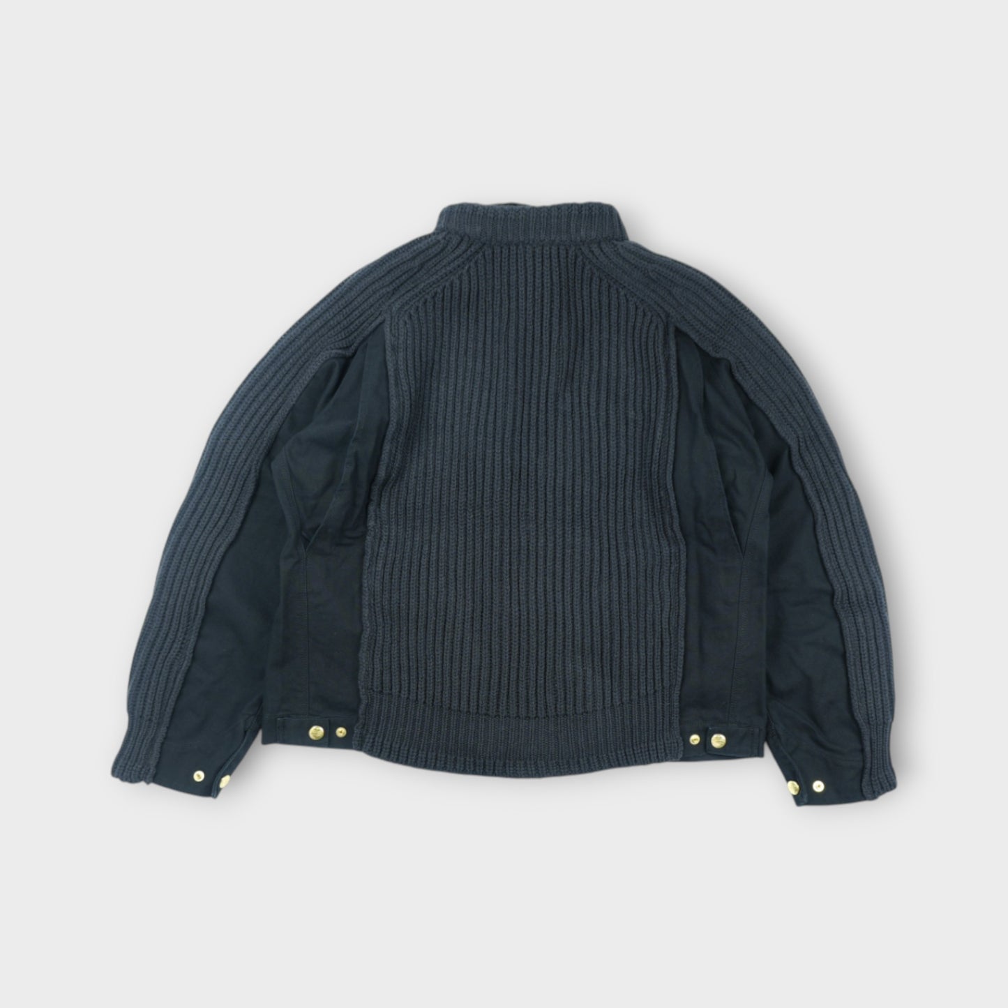 sacai Carhartt WIP Washed Duck x Wool Knit Blouson