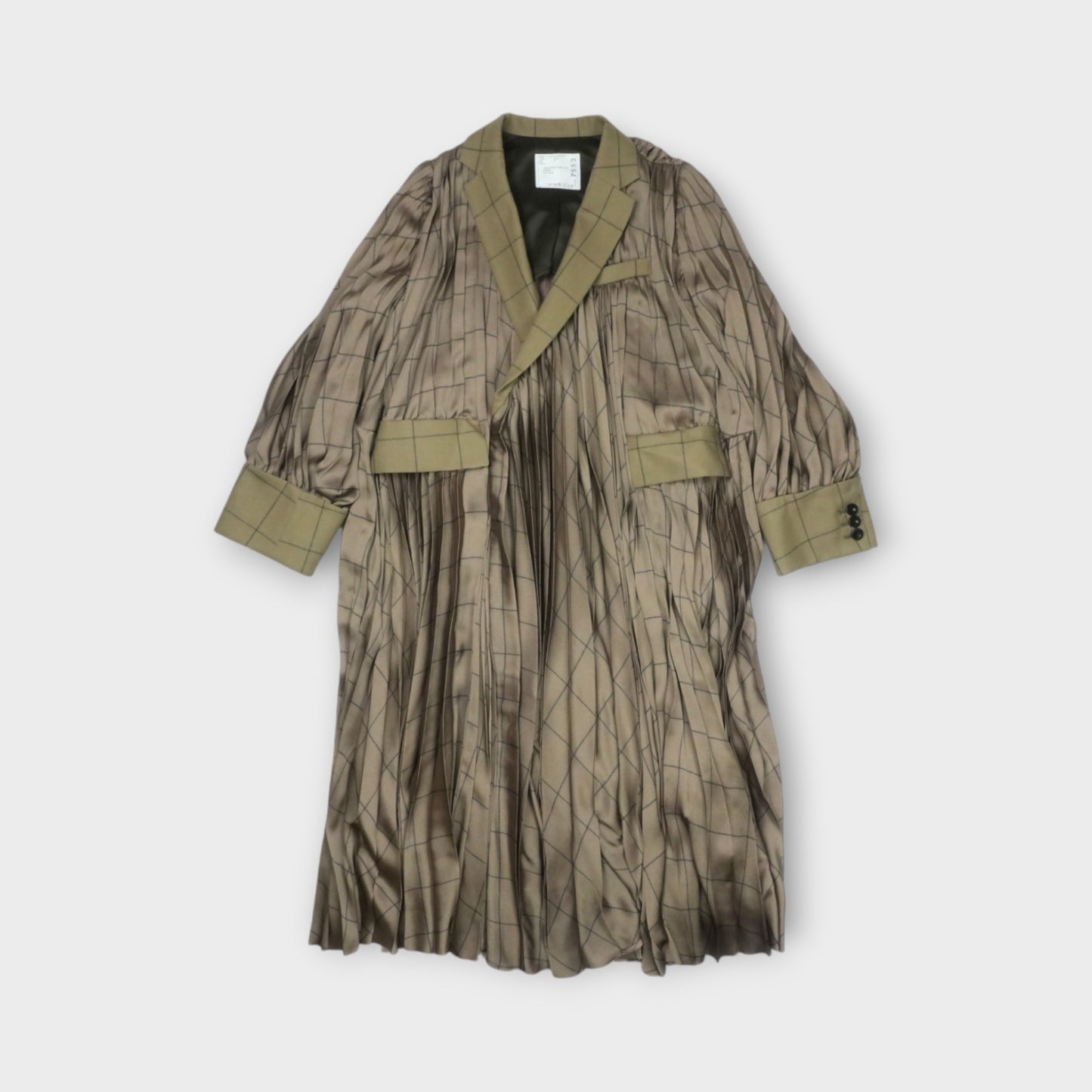 sacai Windowpane Coat