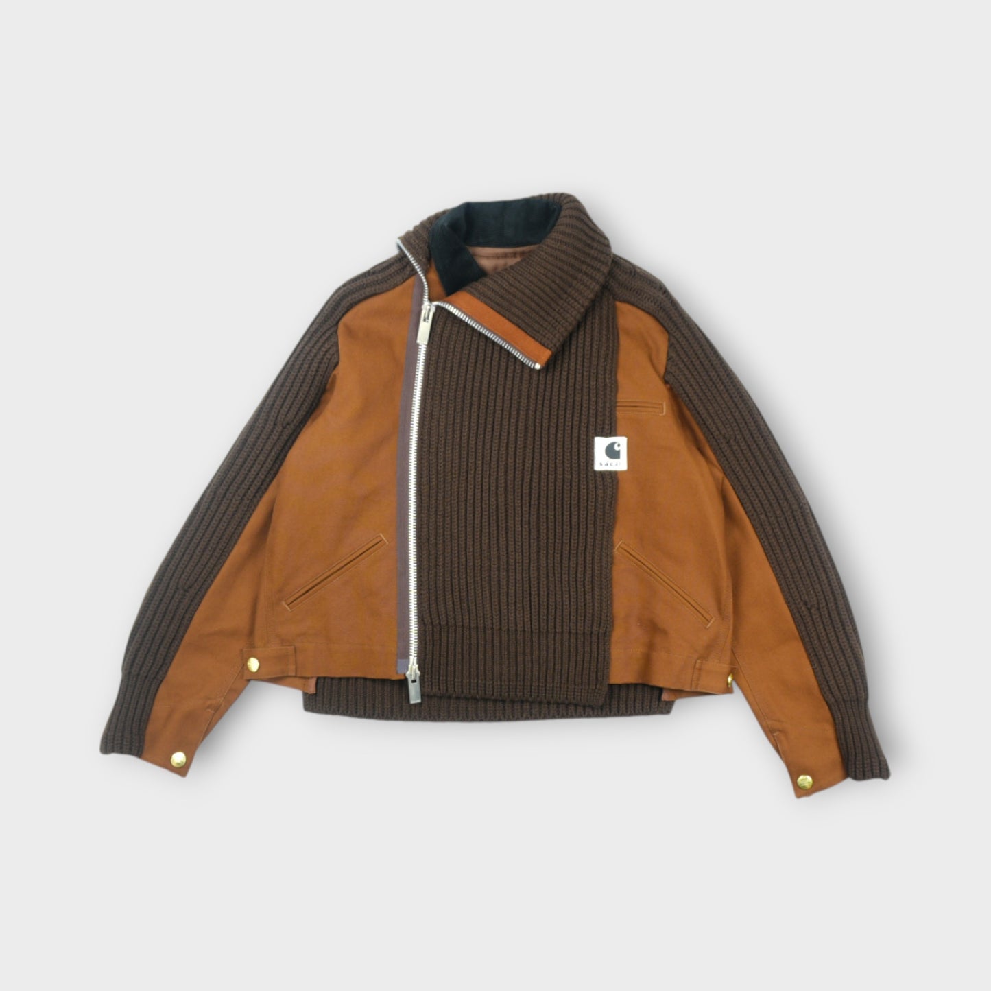 sacai Carhartt WIP Duck x Wool Knit Blouson