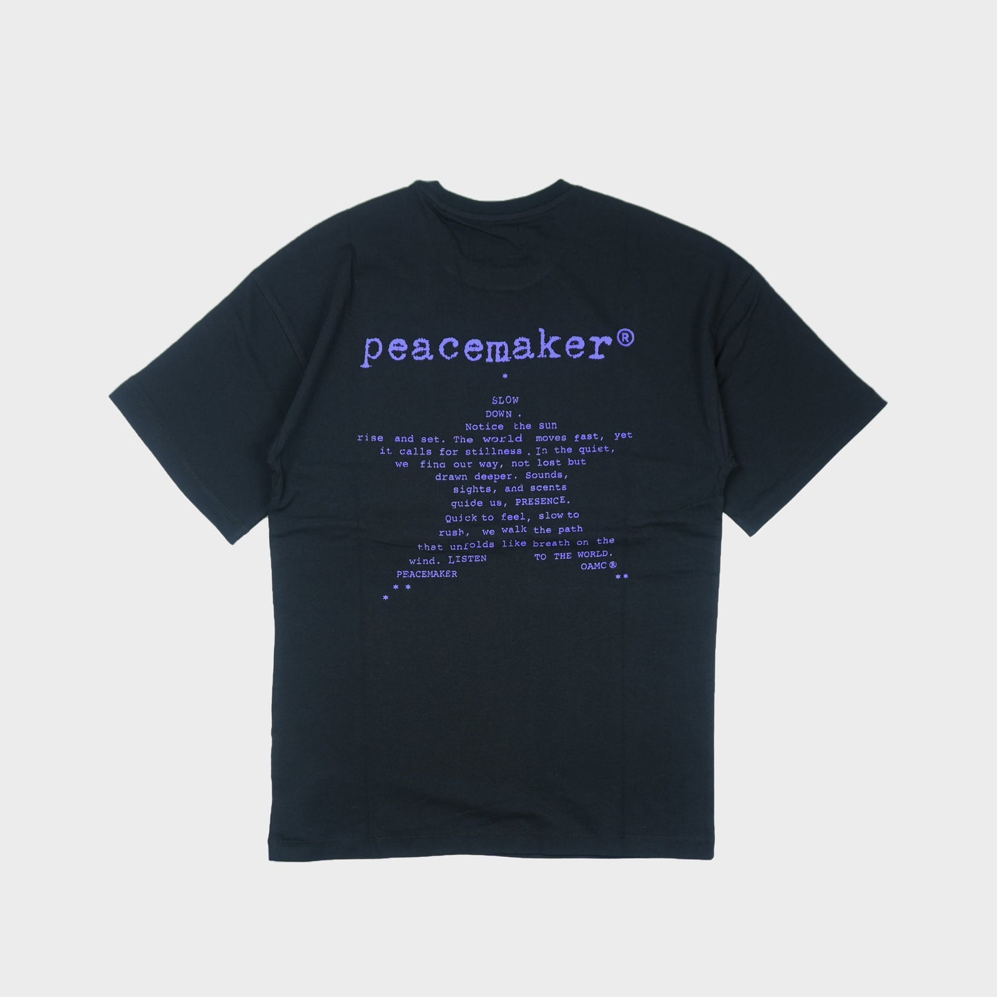 PEACEMAKER × OAMC Loose Fil Tshirt Star Print