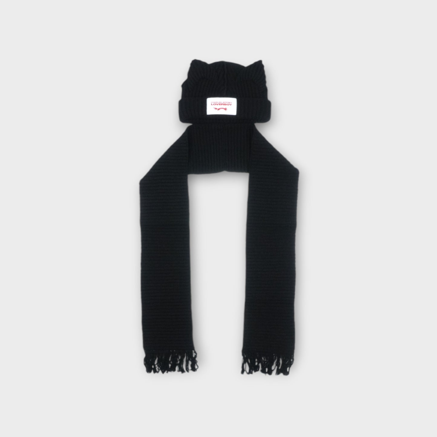 LOVER BOY CHUNKY EARS BEANIE SCARF