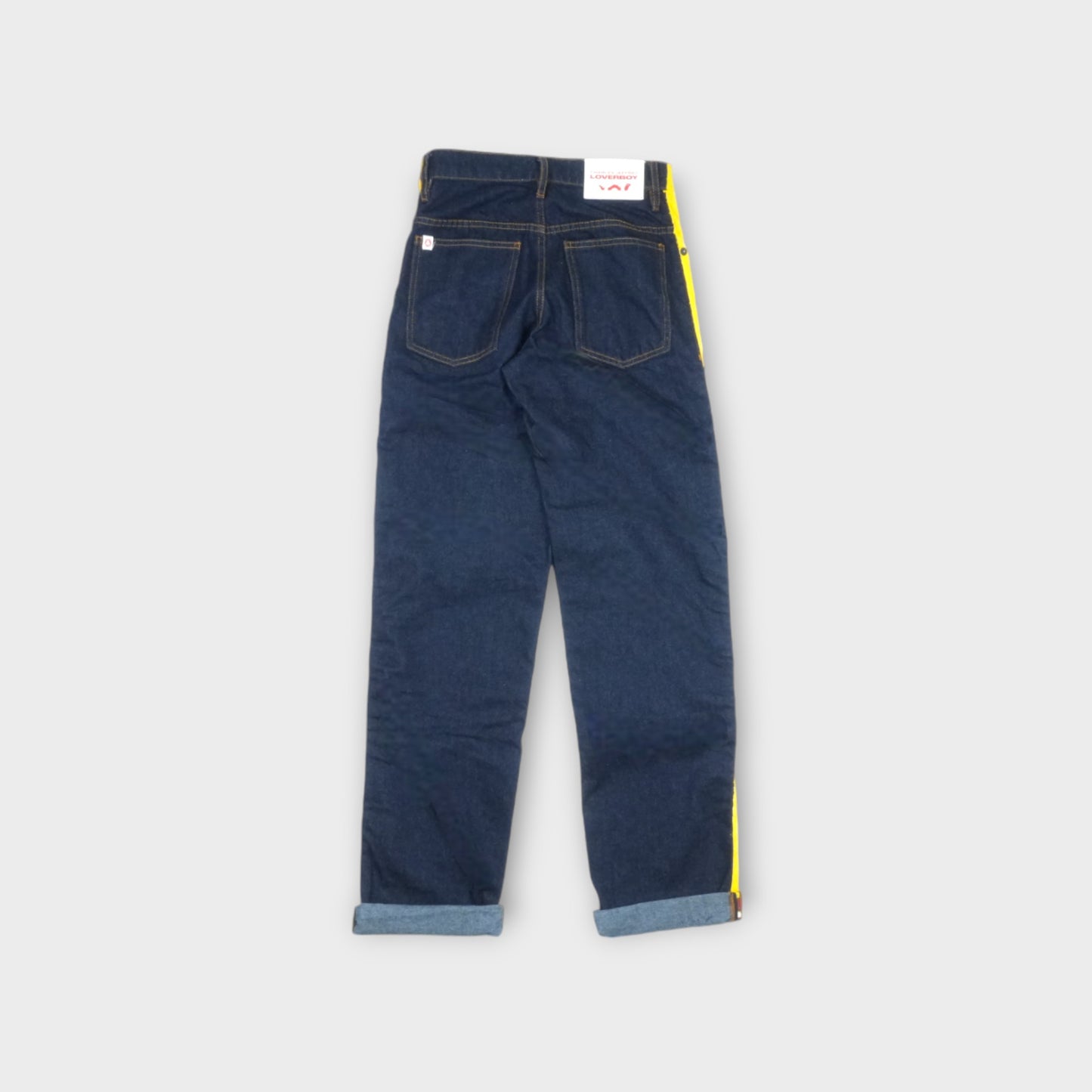 LOVER BOY ART DENIM JEAN-STRAIGHT CUT