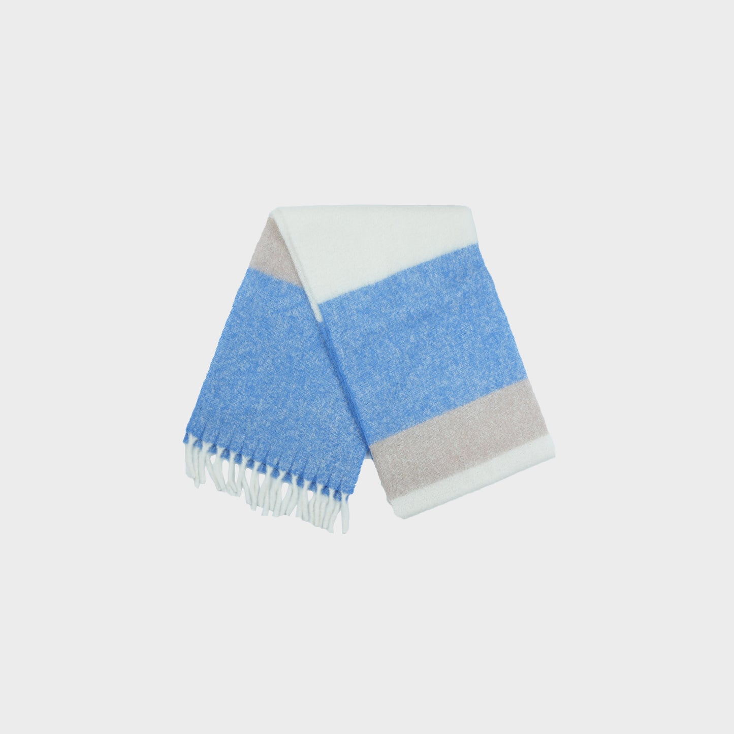 MAISON KITSUNÉ ALPACA STRIPED SCARF