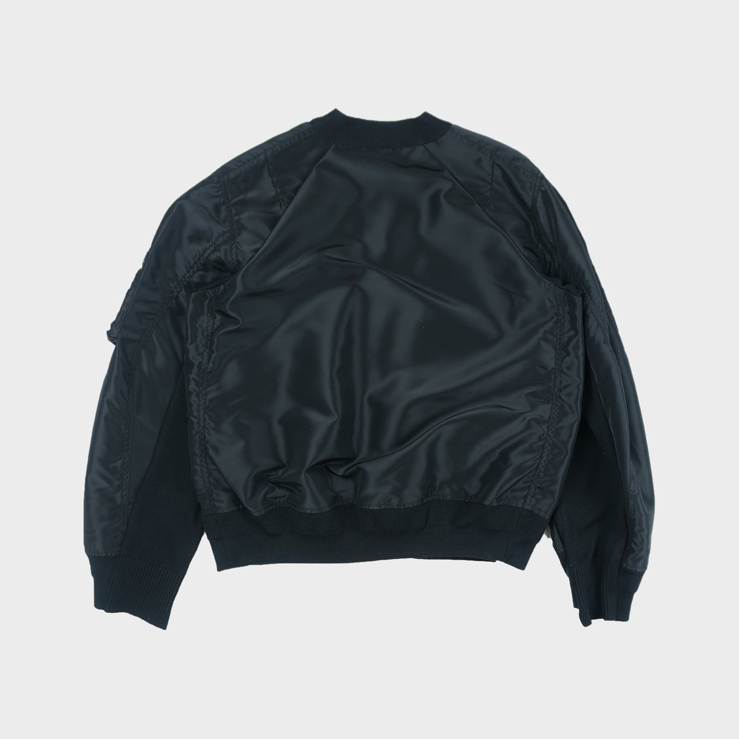sacai MEN Nylon Twill x Knit Cardigan