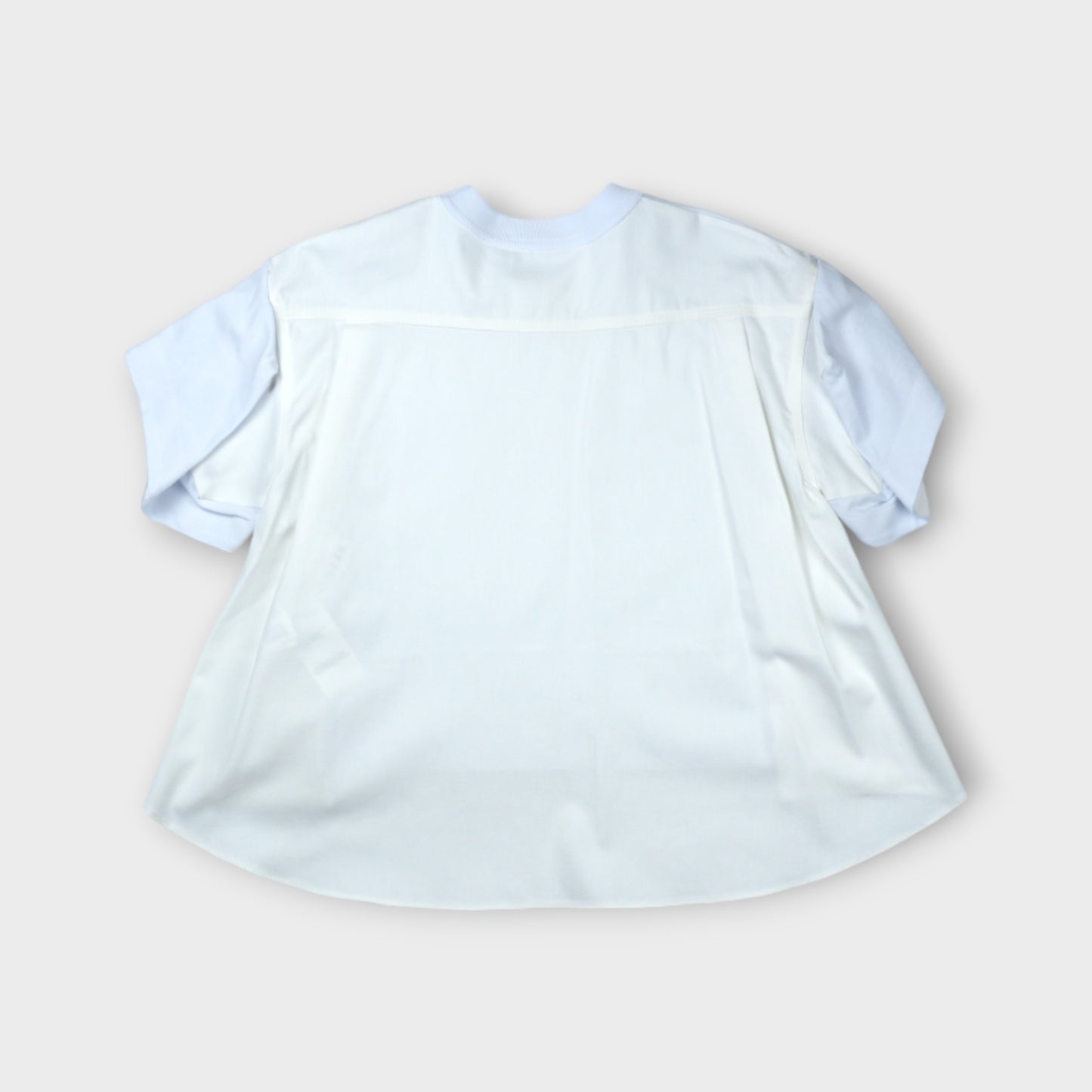 sacai WOMEN Light Weight Denim x Cotton Jersey T-Shirt
